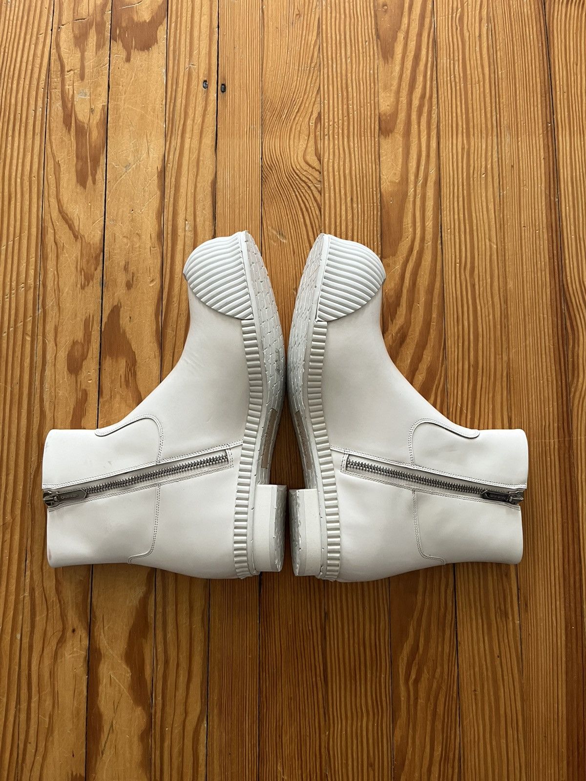Calvin Klein 205W39NYC × Raf Simons Calvin Klein 205w39nyc Fireman Bunny Boots White RAF Simons Size US 11 / EU 44 - 4 Thumbnail
