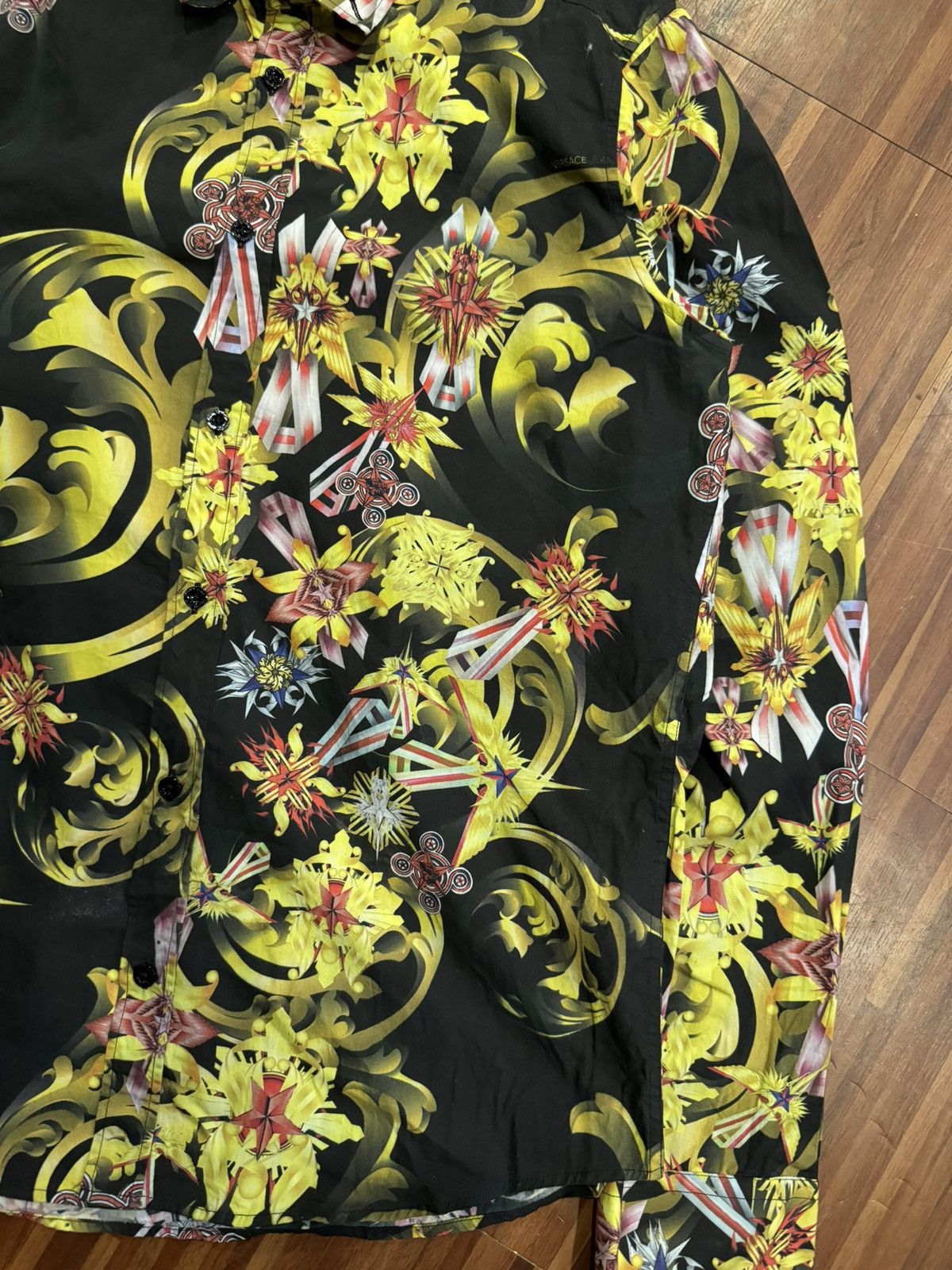 Versace Jeans Couture Versace | Printed Polo Size US M / EU 48-50 / 2 - 4 Thumbnail