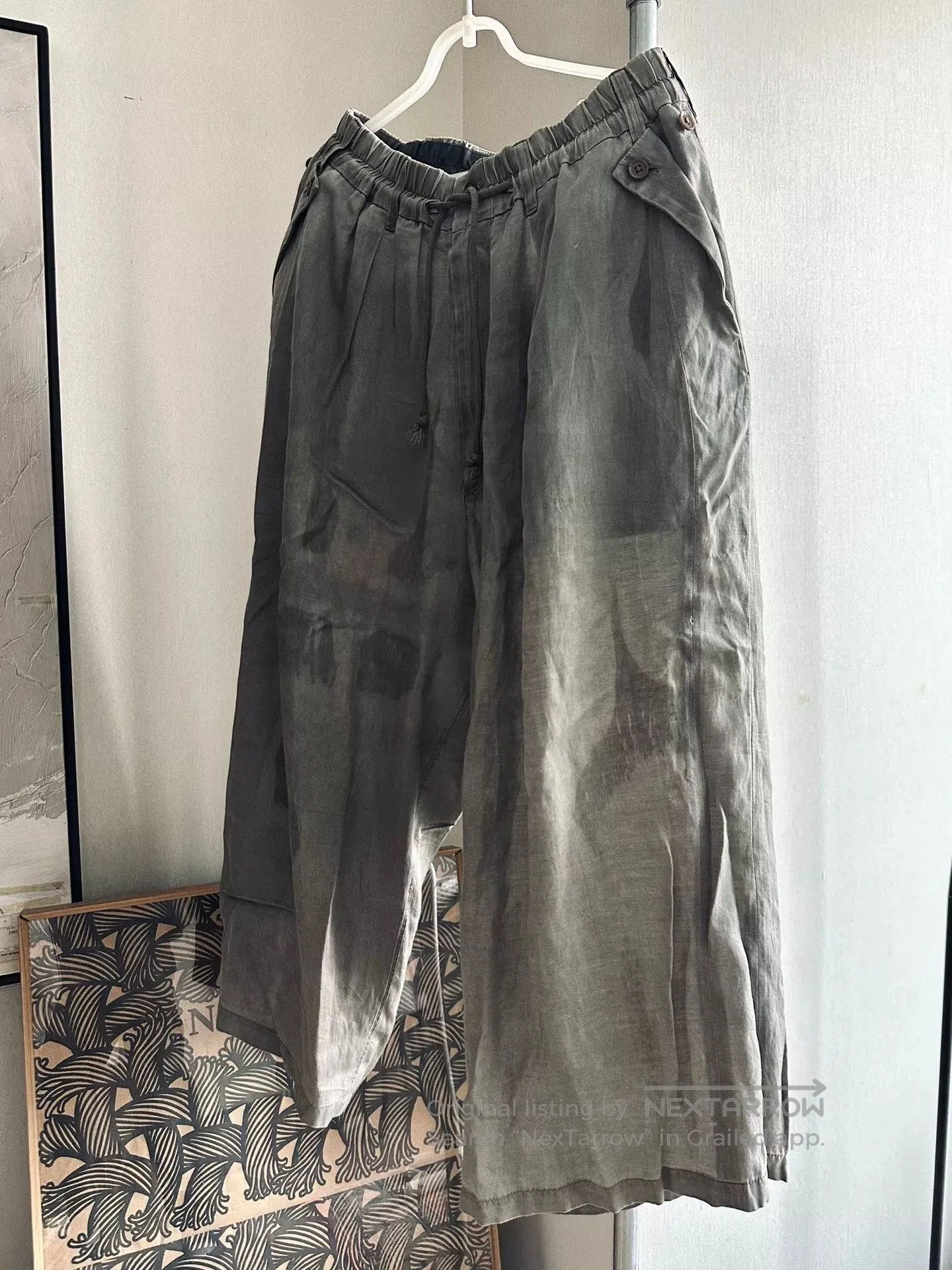 Yohji Yamamoto Yohji Yamamoto Main Line Silk Wide Pants. Size US 30 / EU 46 - 7 Thumbnail