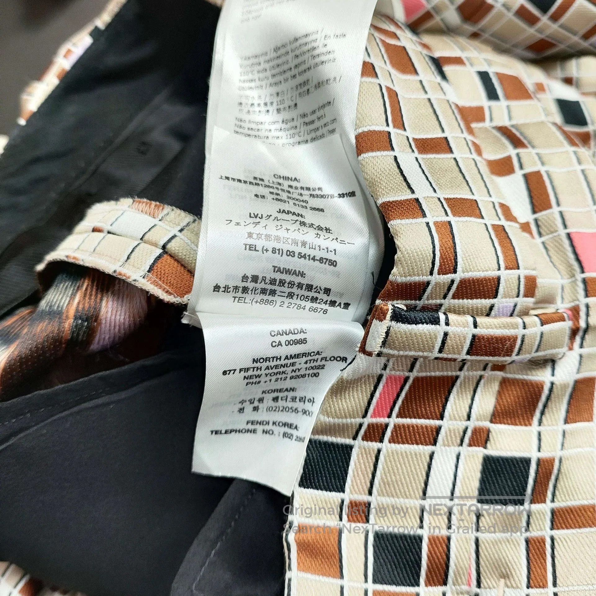 Fendi fendi check patterned long pants size 40. Size US 40 / EU 56 - 4 Thumbnail