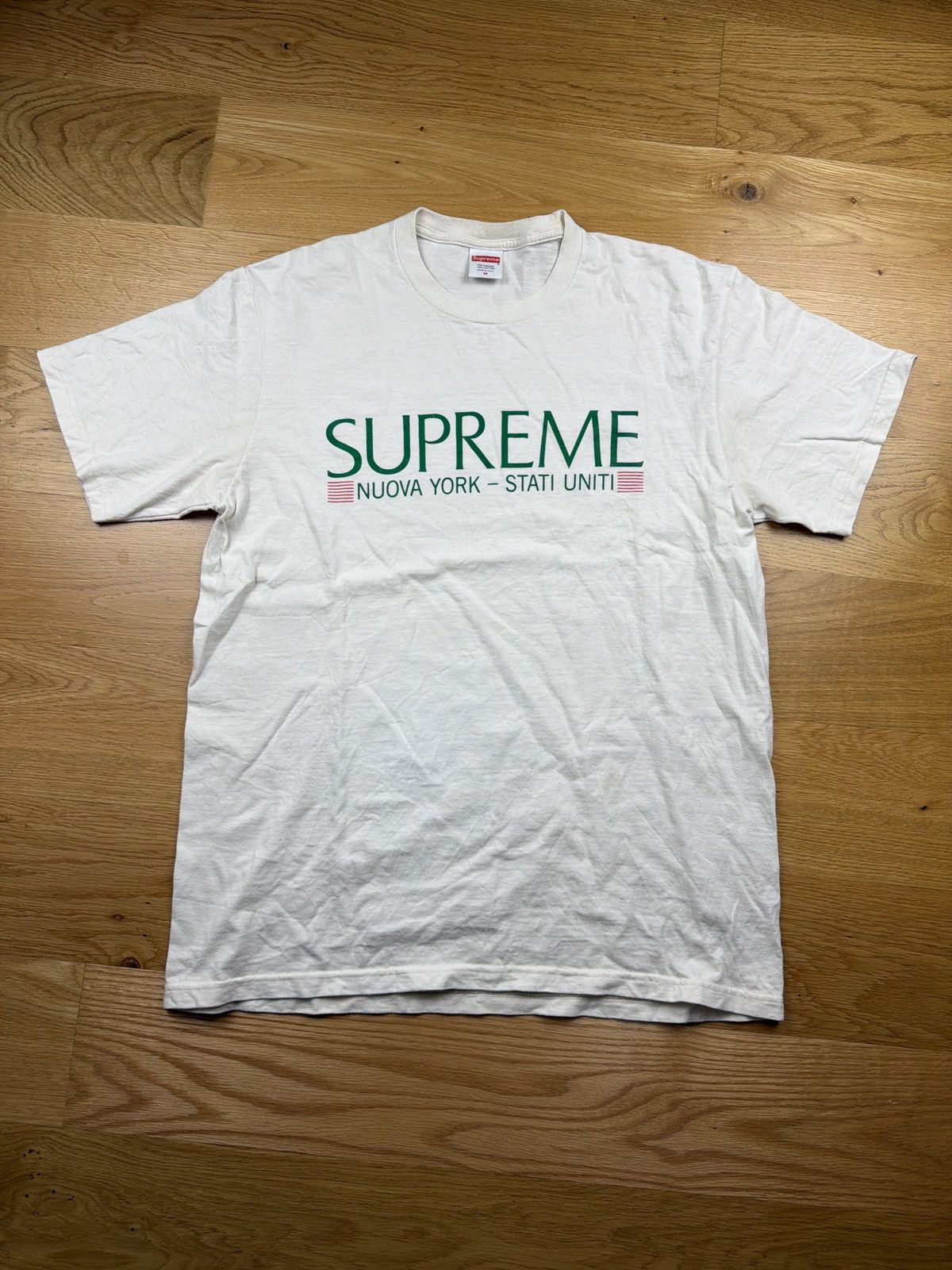 Supreme Supreme Nuova York Stati Uniti off white M Size US M / EU 48-50 / 2 - 1 Thumbnail