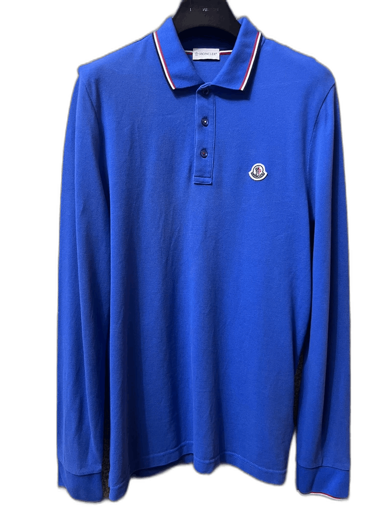 Moncler Moncler Men's Long Sleeve Polo Shirt Size US M / EU 48-50 / 2 - 1 Thumbnail