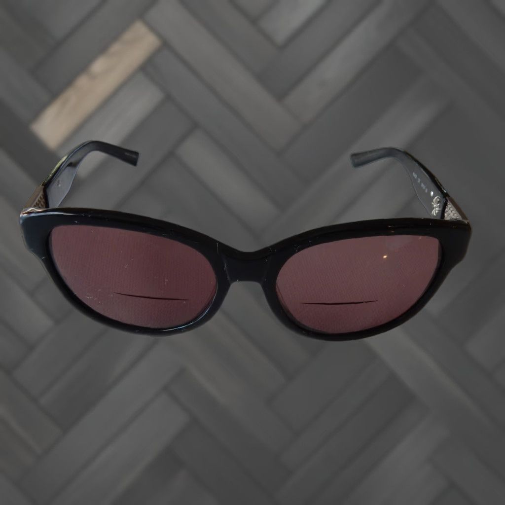 Nicole Miller Nicole Miller Sunglasses FRAMES ONLY Womens 55[]17 130 Black Frames, Prescription Lenses Size ONE SIZE - 1 Thumbnail