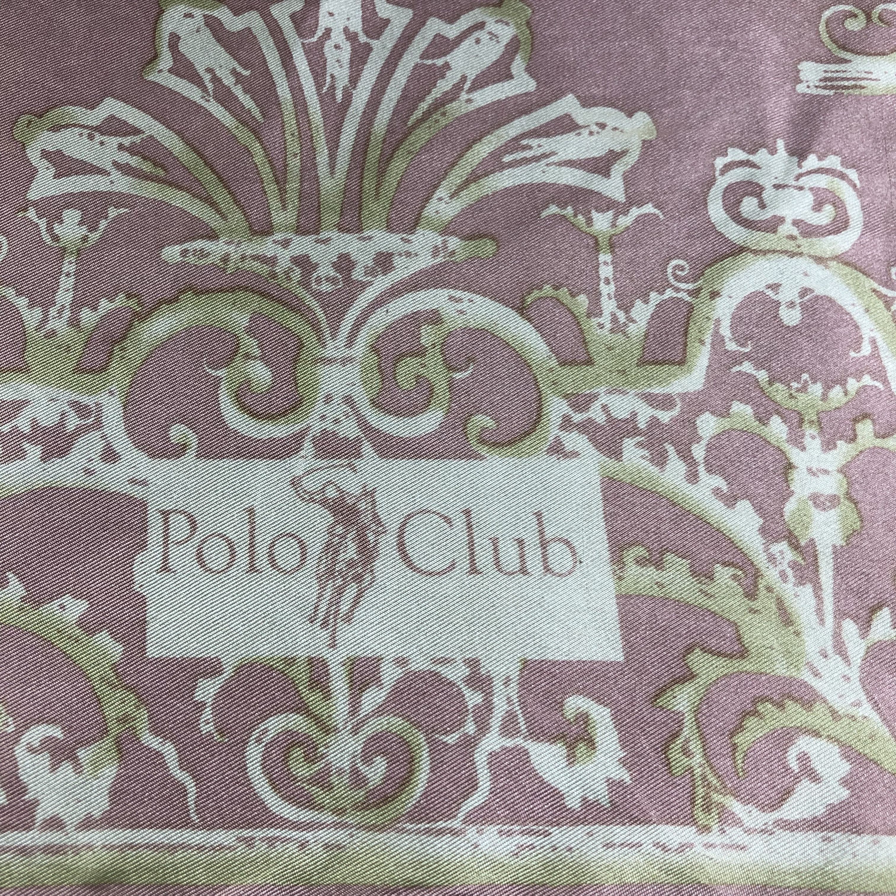 Japanese Brand Polo Club Luxury Silk Scarf M565 Size ONE SIZE - 3 Thumbnail