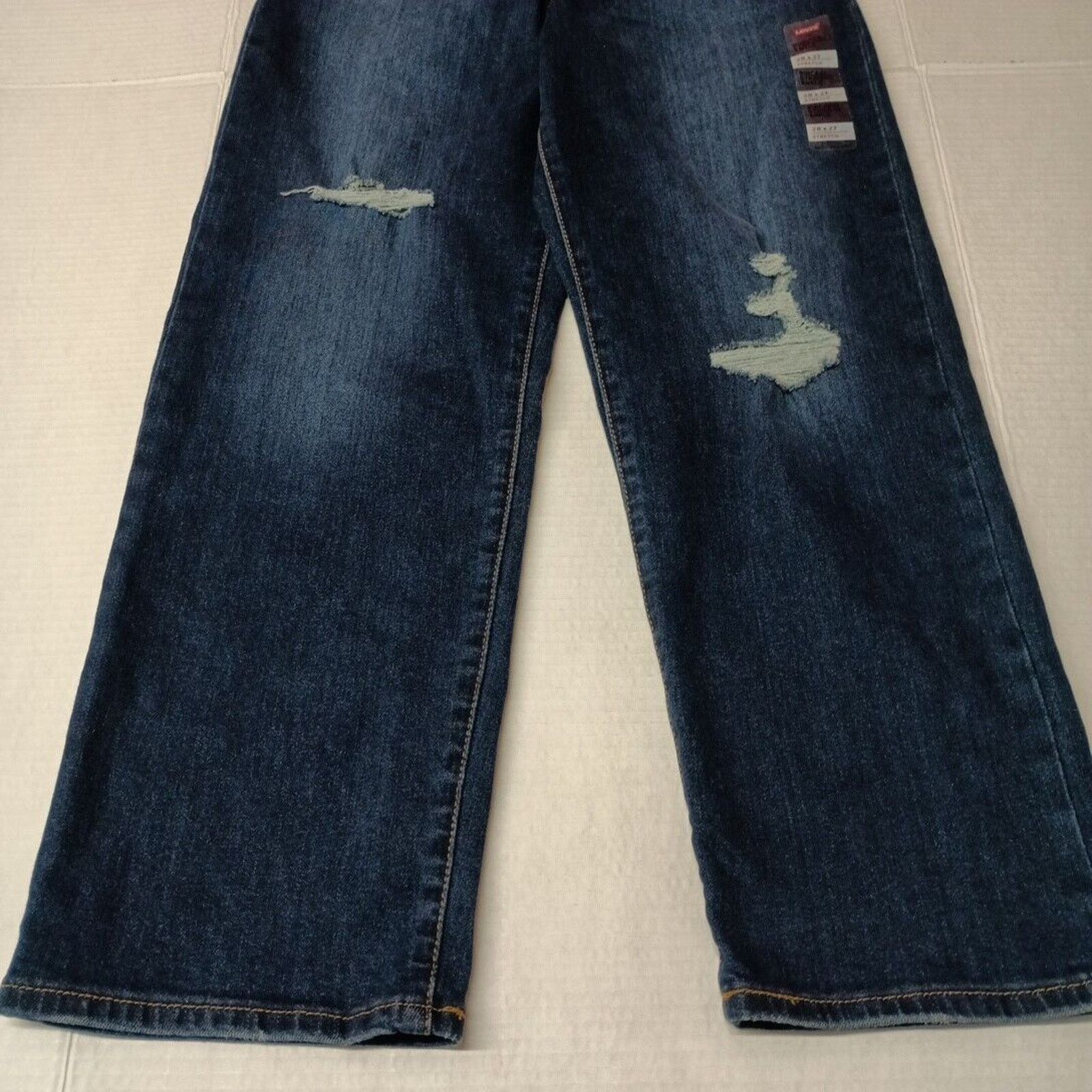 Levi's Levi's Ultra High Rise Ribcage Straight Leg Jeans Size 28x27 Size 28" / US 6 / IT 42 - 2 Thumbnail