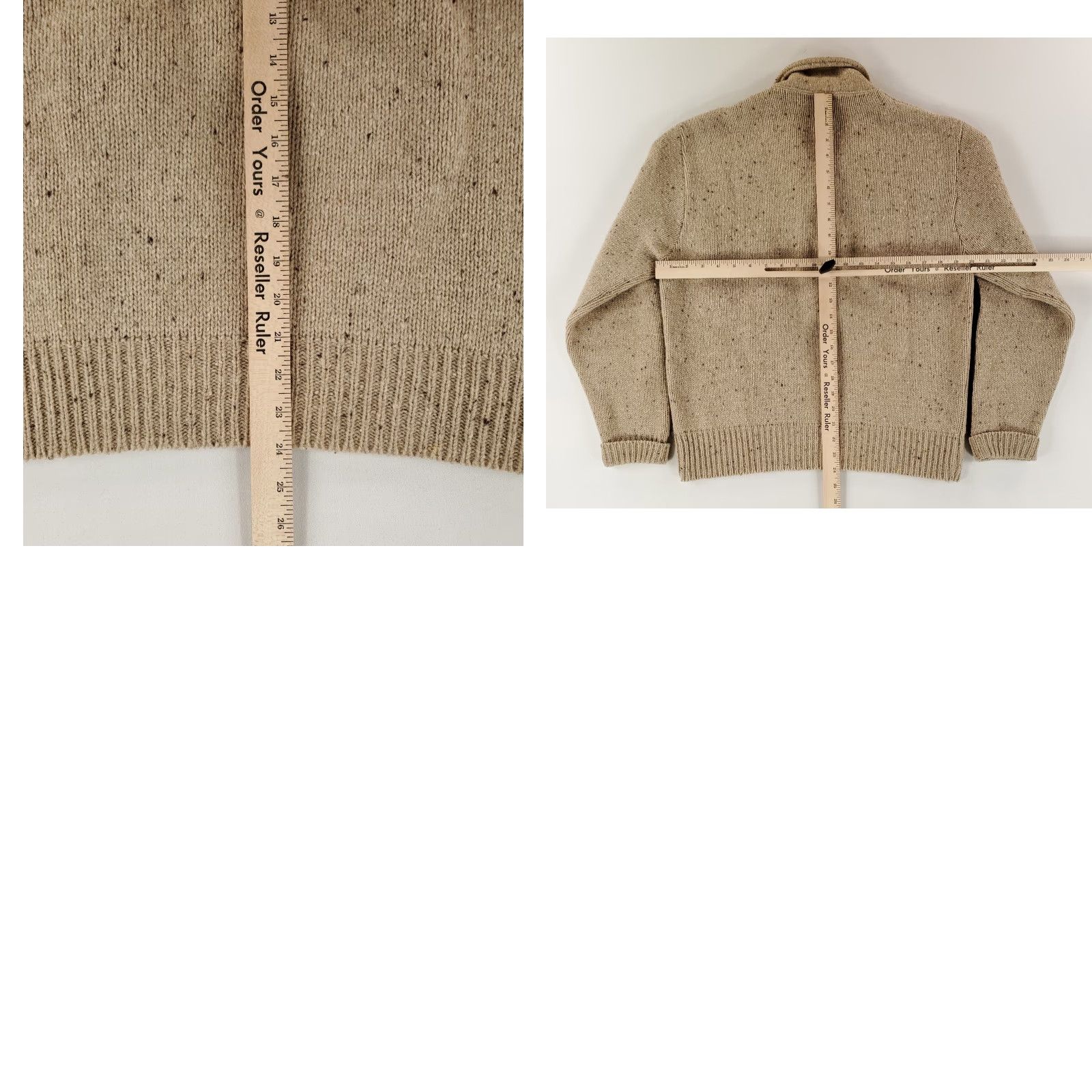 Pendleton Pendleton Lobo Sweater Henley Shawl Collar Shetland Wool Brown Patches Mens M Brown Wool Pullover M Mens Size US M / EU 48-50 / 2 - 8 Thumbnail