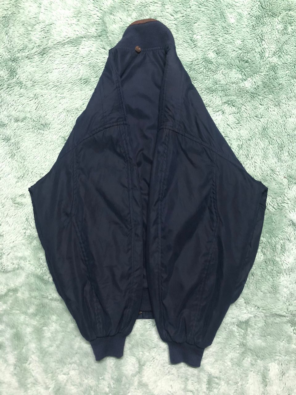 Faconnable VINTAGE FACONNABLE BOMBER JACKET LEATHER PART RIRI ZIPPER Size US M / EU 48-50 / 2 - 5 Thumbnail