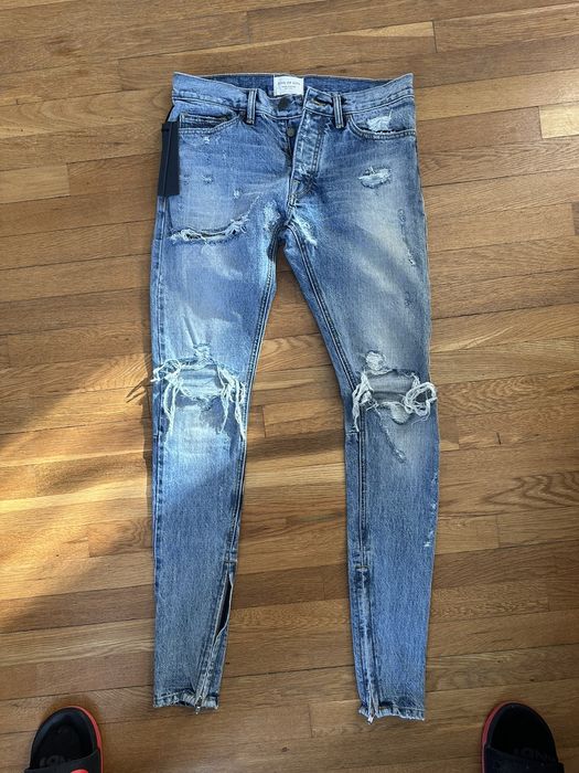 Fear of God Fourth 4th Collection Selvedge Indigo Denim Jeans Size