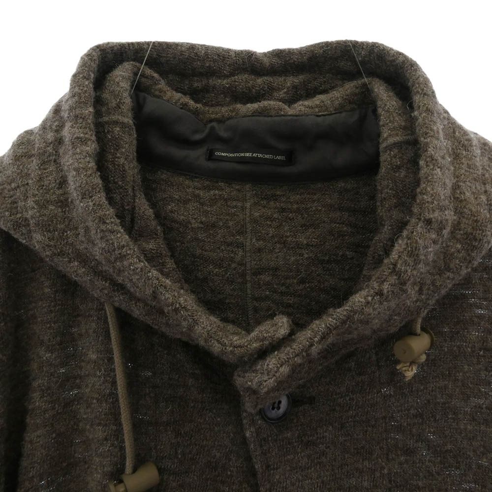 Yohji Yamamoto Y's Yohji Yamamoto Wool Hooded Long Coat jacket Size US L / EU 52-54 / 3 - 3 Thumbnail