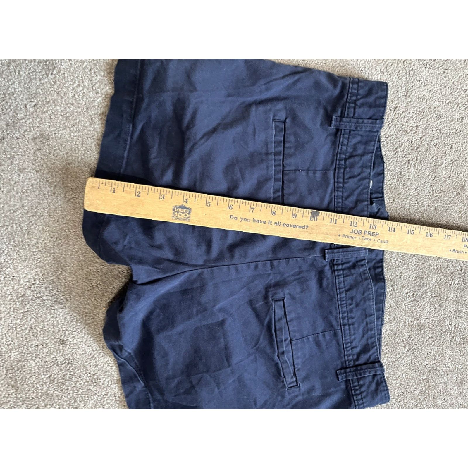 Gap VINTAGE Gap Navy Blue 3” Mid Rise Chino Shorts Women’s Size 04 Size 27" / US 4 / IT 40 - 4 Thumbnail