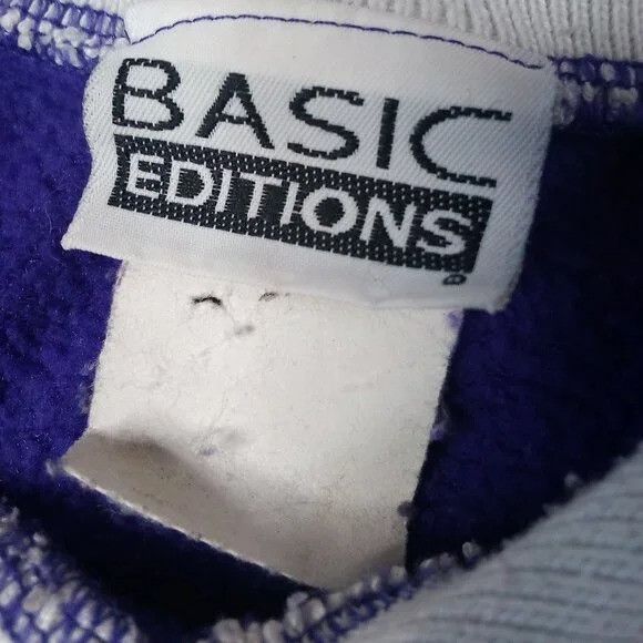 Basic Editions Vintage Diving School Cat & Bird Bath Collared Sweatshirt Size XXL / US 16-18 / IT 52-54 - 3 Thumbnail