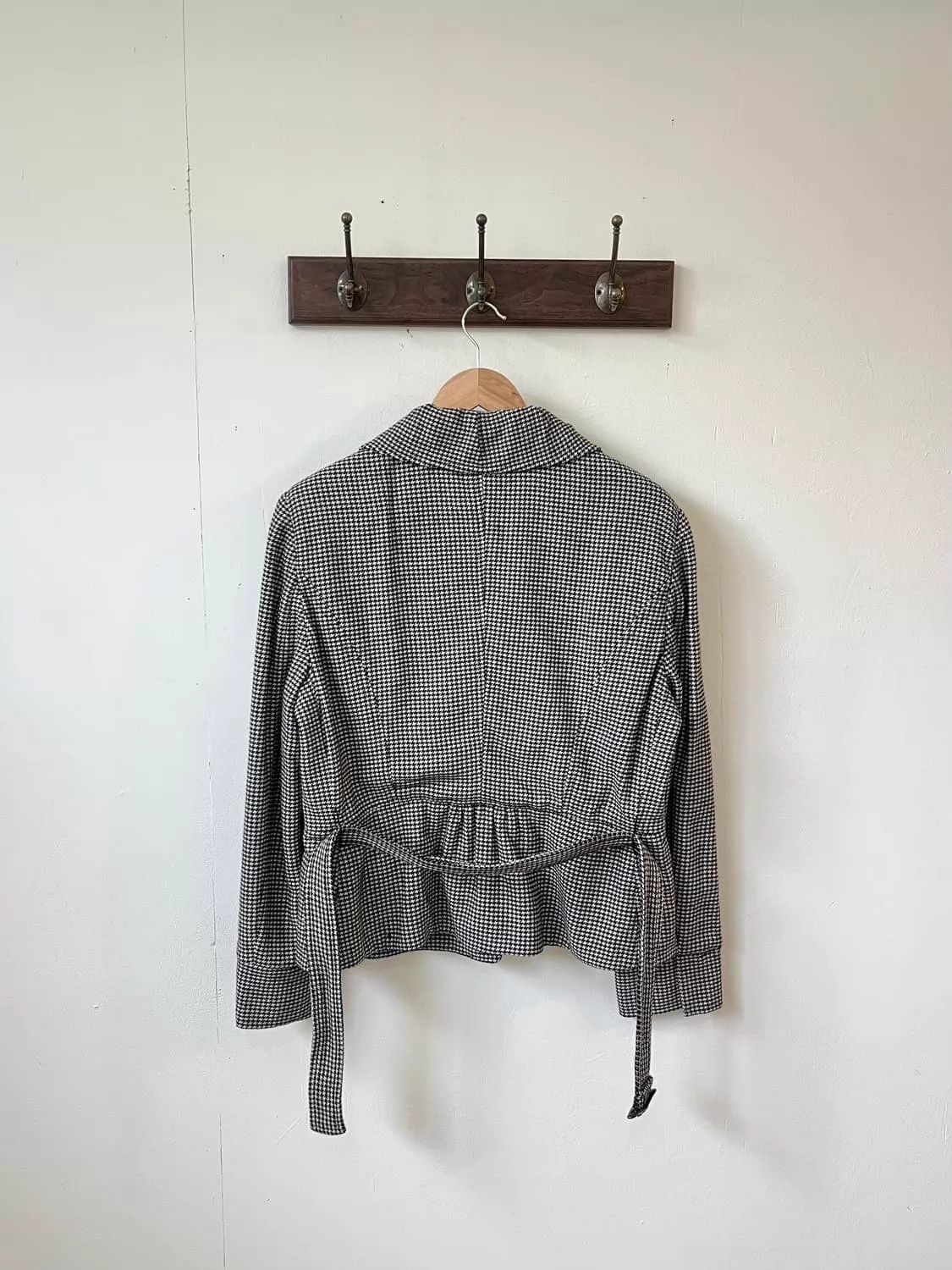 Weekend Max Mara Weekend Max Mara Belted Windowpane Check Wool Coat US2 UK4 Size XS / US 0-2 / IT 36-38 - 5 Thumbnail