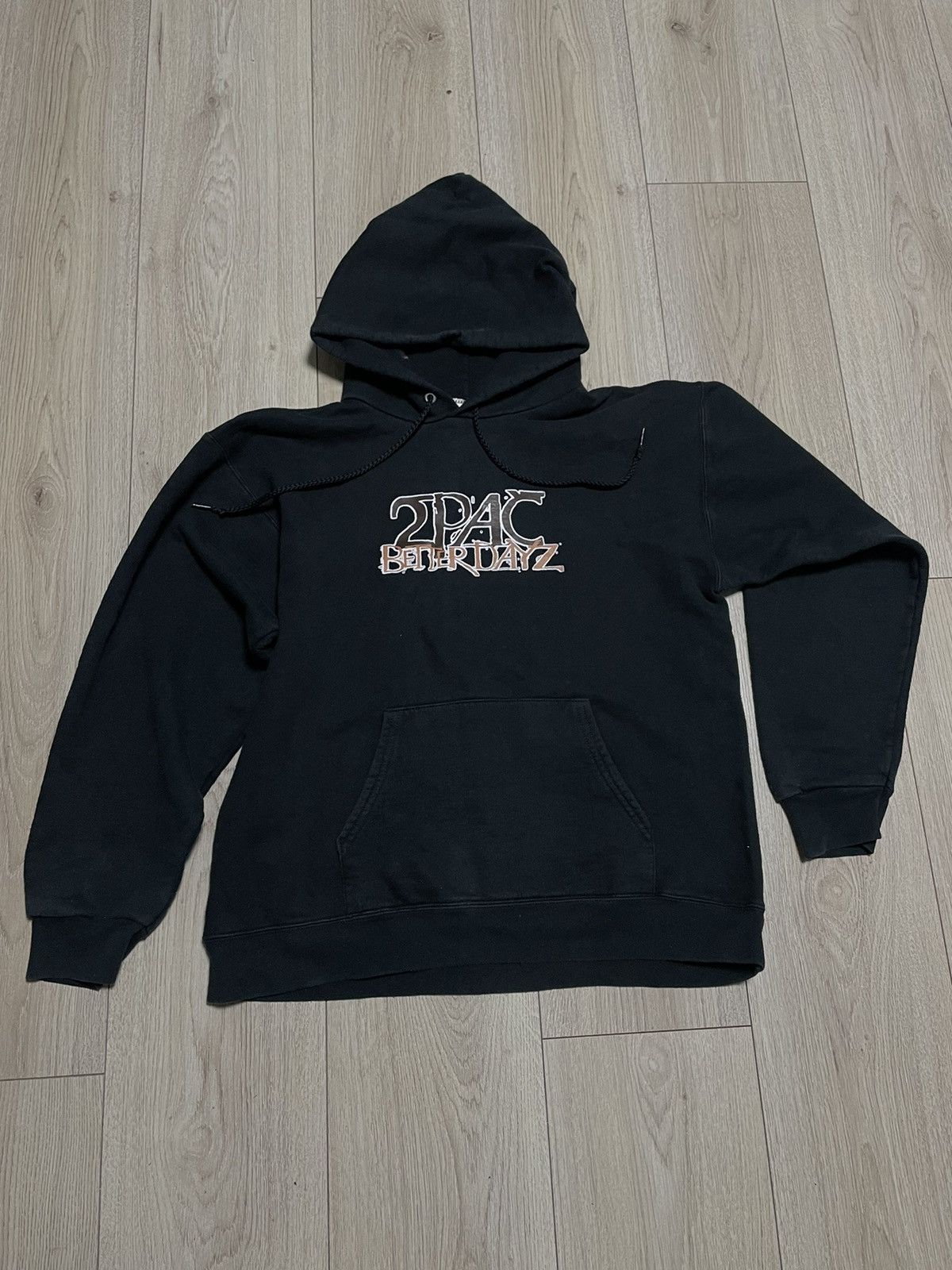Band Tees × Rap Tees × Vintage Vintage 2002 Tupac Better Dayz Album Promo Hoodie Hip Hop Size US S / EU 44-46 / 1 - 2 Thumbnail