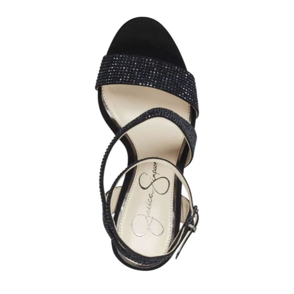 Jessica Simpson JESSICA SIMPSON / J-Friso-2 / Black / Rhinestone / Platform Size US 10 / IT 40 - 4 Thumbnail