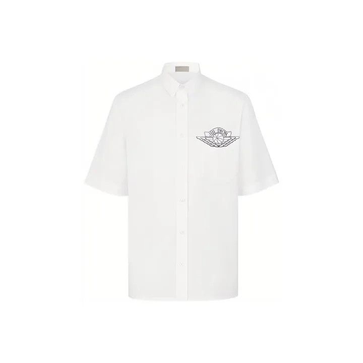 Dior x Jordan Short Sleeve Shirt 0079