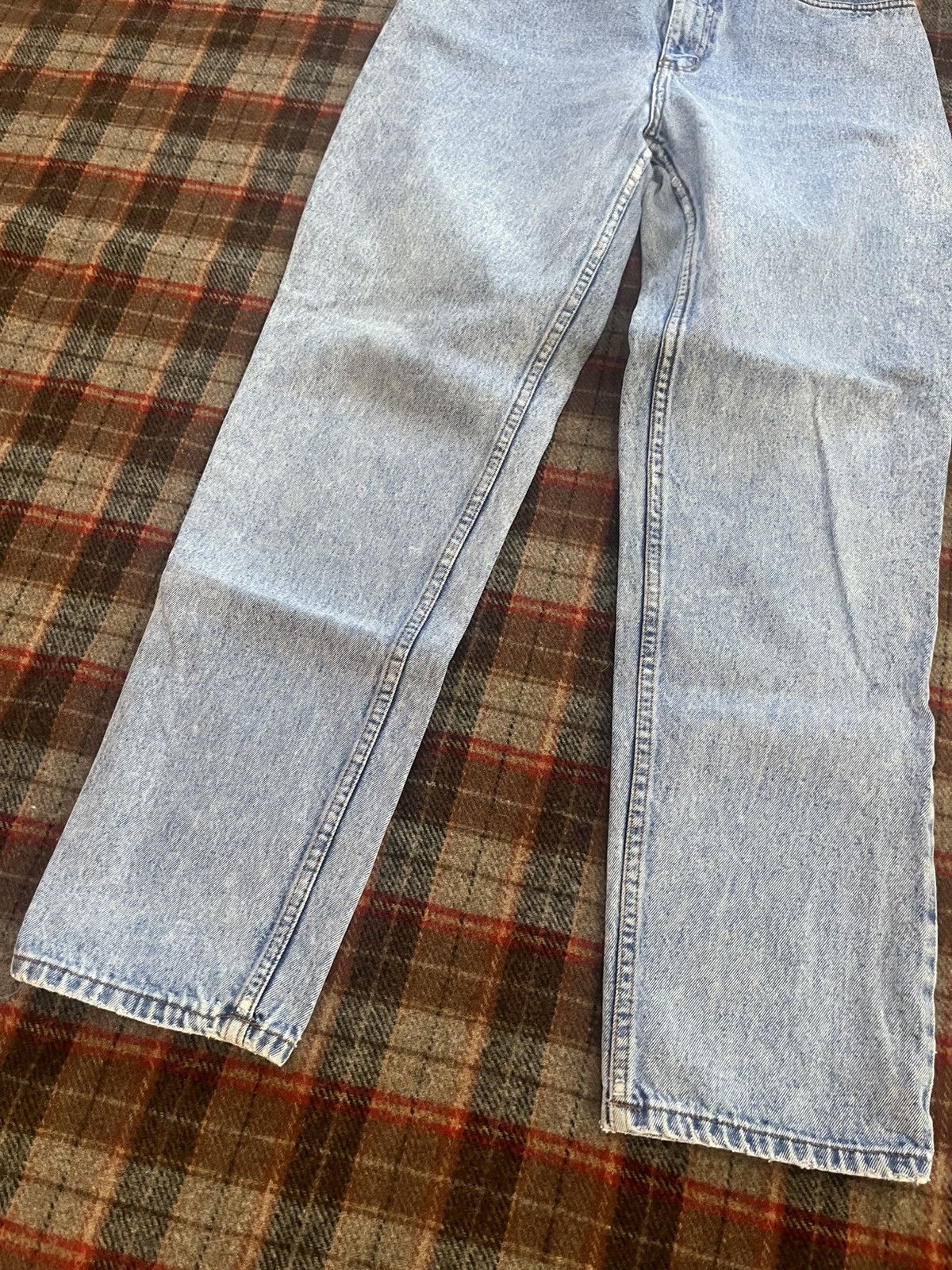 Anchor Blue Vintage 90’s Light Washed Anchor Blue Loose Denim Jeans 13 Size 32" / US 10 / IT 46 - 2 Thumbnail