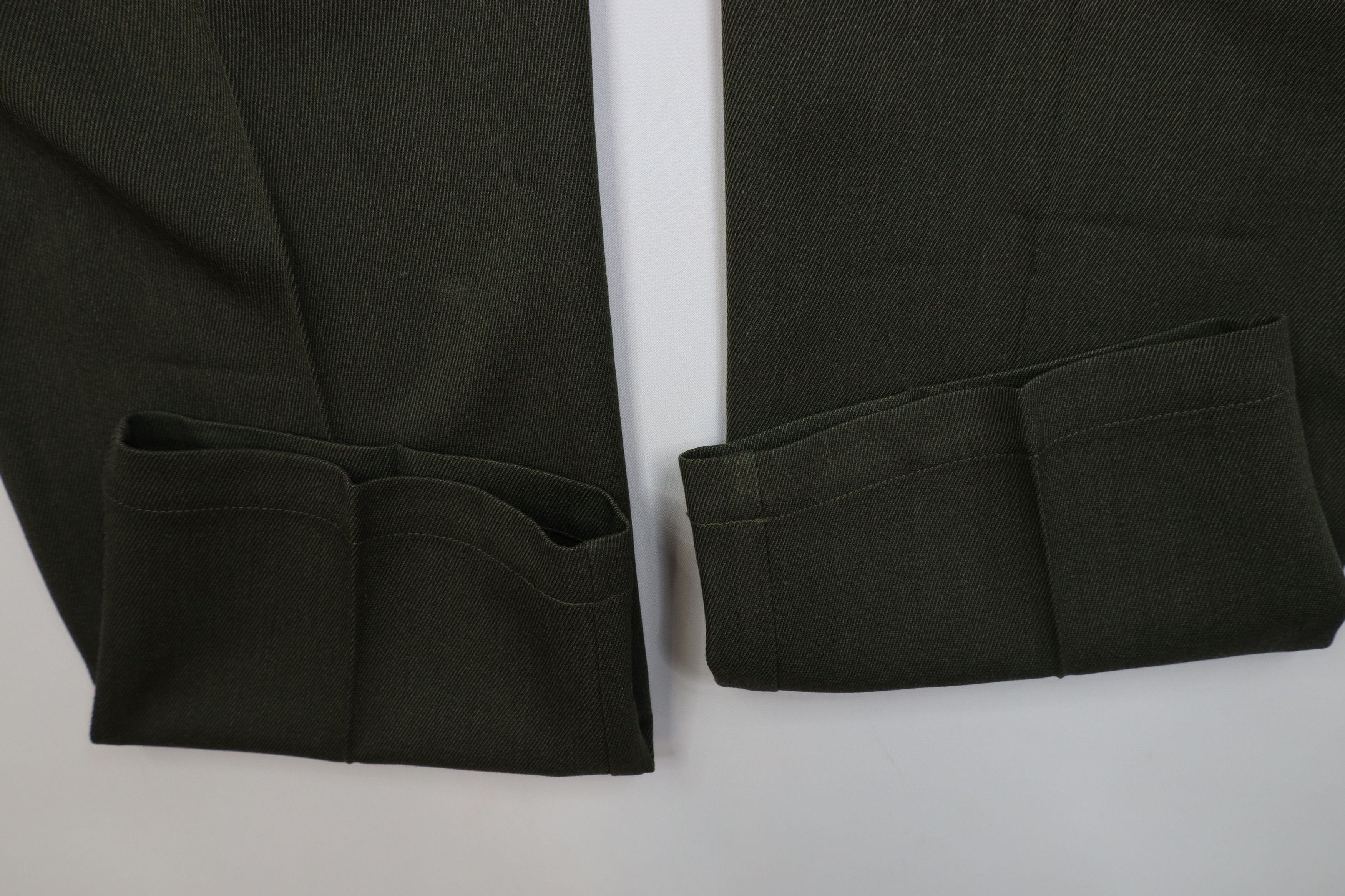 L.L. Bean Vintage 90s LL Bean Corduroy Wide Leg Chino Pants Green Size US 38 / EU 54 - 13 Thumbnail