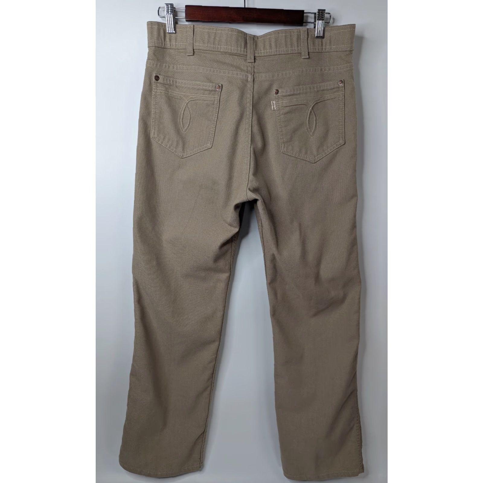 Levi's VTG Levi's Men Pants 34x30 Beige Chino With A Skosh More Room Stretch Yarns Levi's Pants Beige Chino 34x30 5-Pocket Mens Vintage Regular Size US 34 / EU 50 - 5 Thumbnail