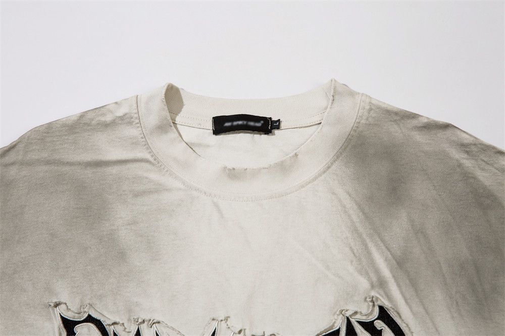 Vintage Men's casual street letter embroidered tie-dye T-shirt Size US M / EU 48-50 / 2 - 3 Thumbnail