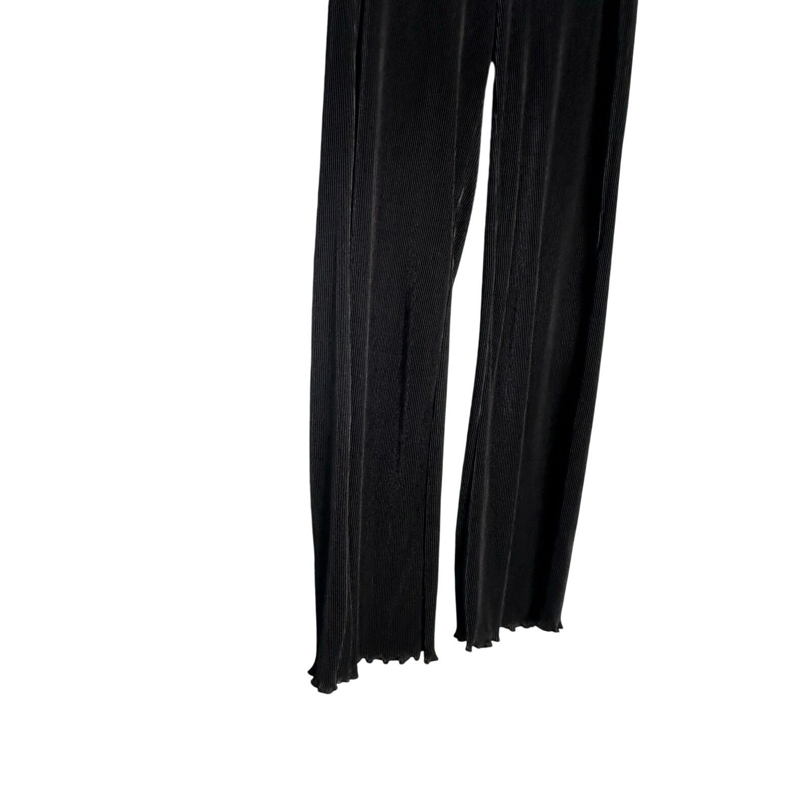 Rachel Zoe Rachel Zoe black slinky wide legs pull on pants size Medium Size 32" / US 10 / IT 46 - 7 Thumbnail