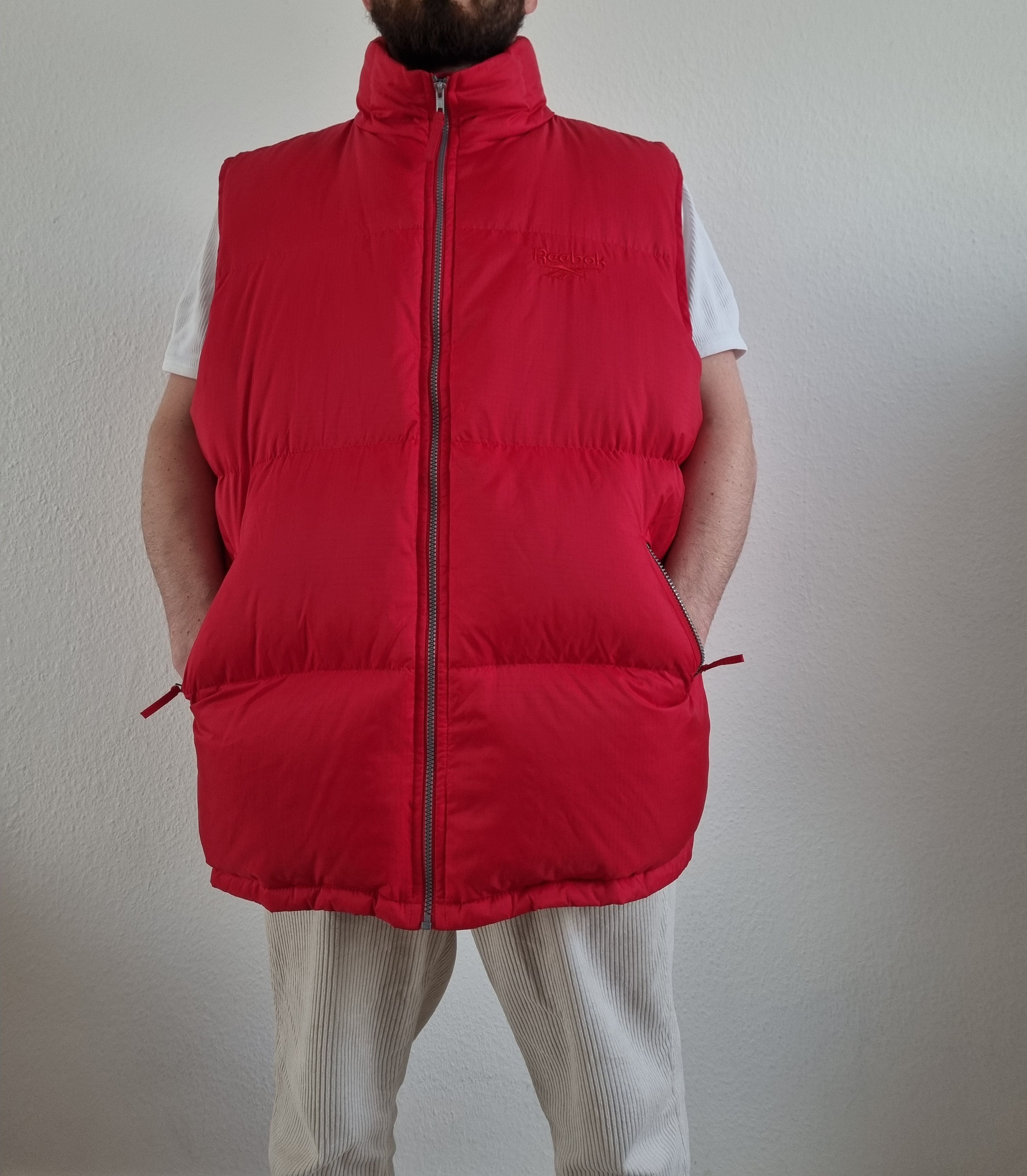 Reebok × Vintage Vintage Reebok Down Vest DRT2 Jacket Puffer Red 90s Y2K Size US XXL / EU 58 / 5 - 7 Thumbnail