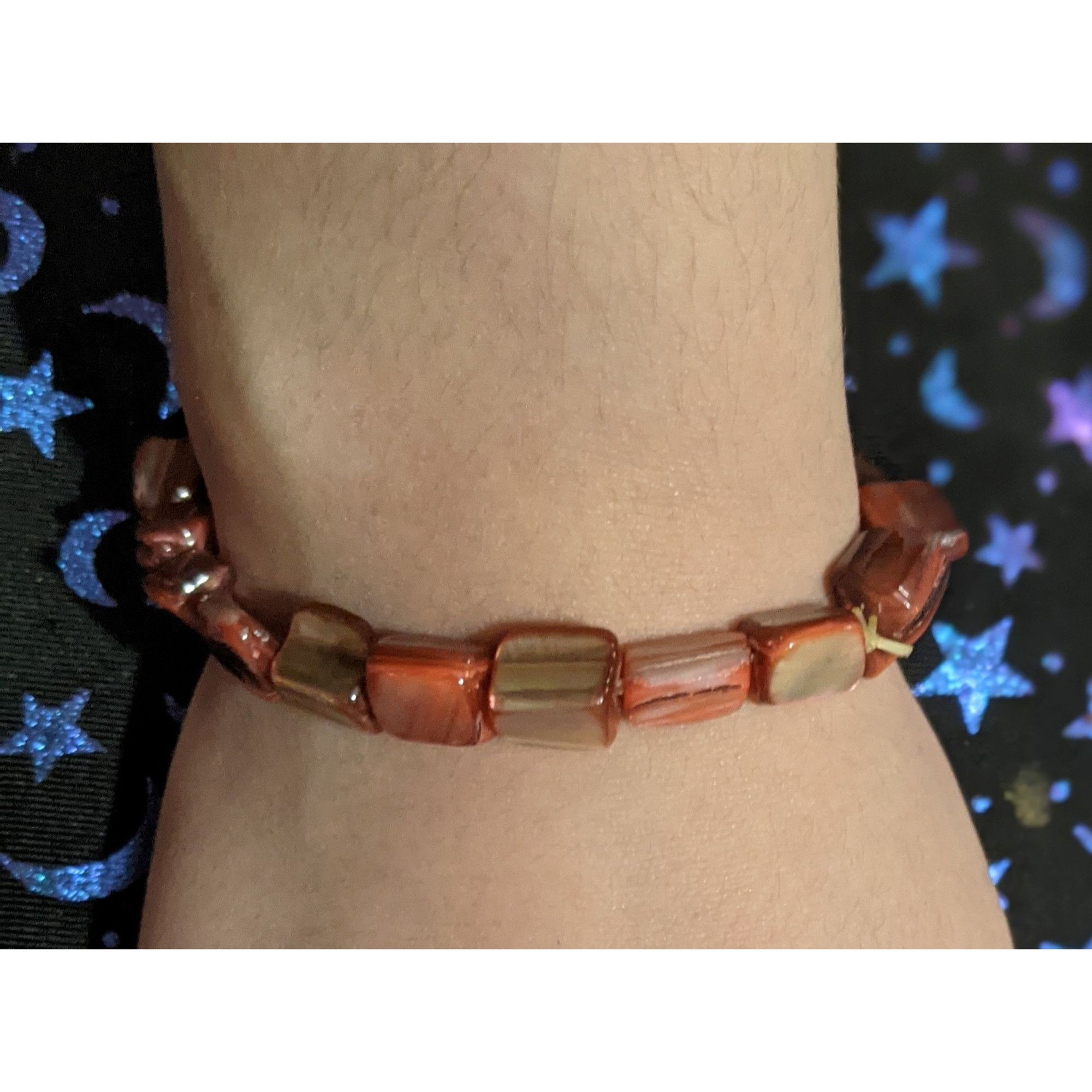Other Mermaidcore Casual Pink Dyed Shell Stretch Bracelet Size ONE SIZE - 3 Thumbnail
