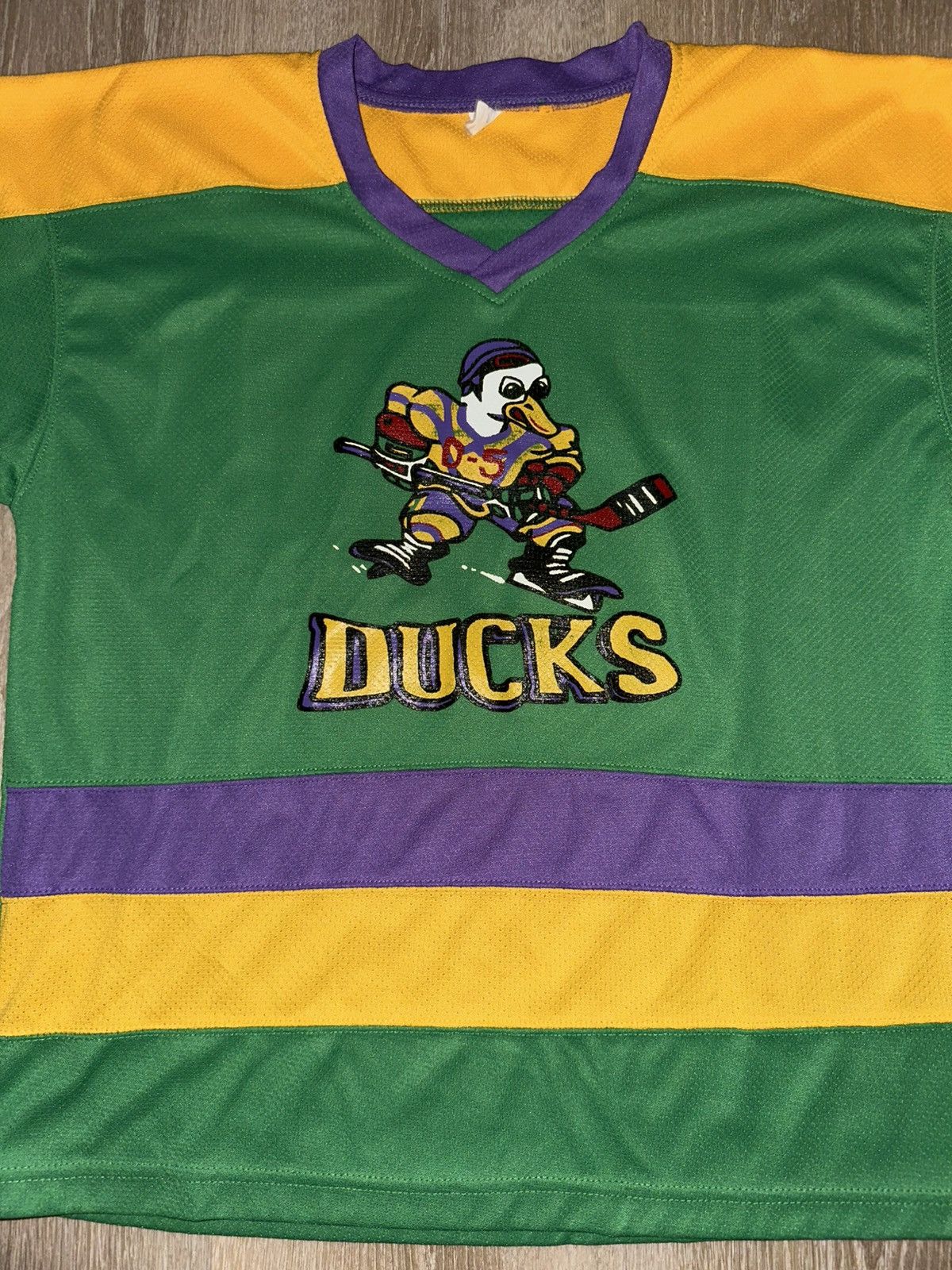 NHL × Vintage Vintage D2 Mighty Ducks Goldberg 33 Jersey Size US S / EU 44-46 / 1 - 3 Thumbnail