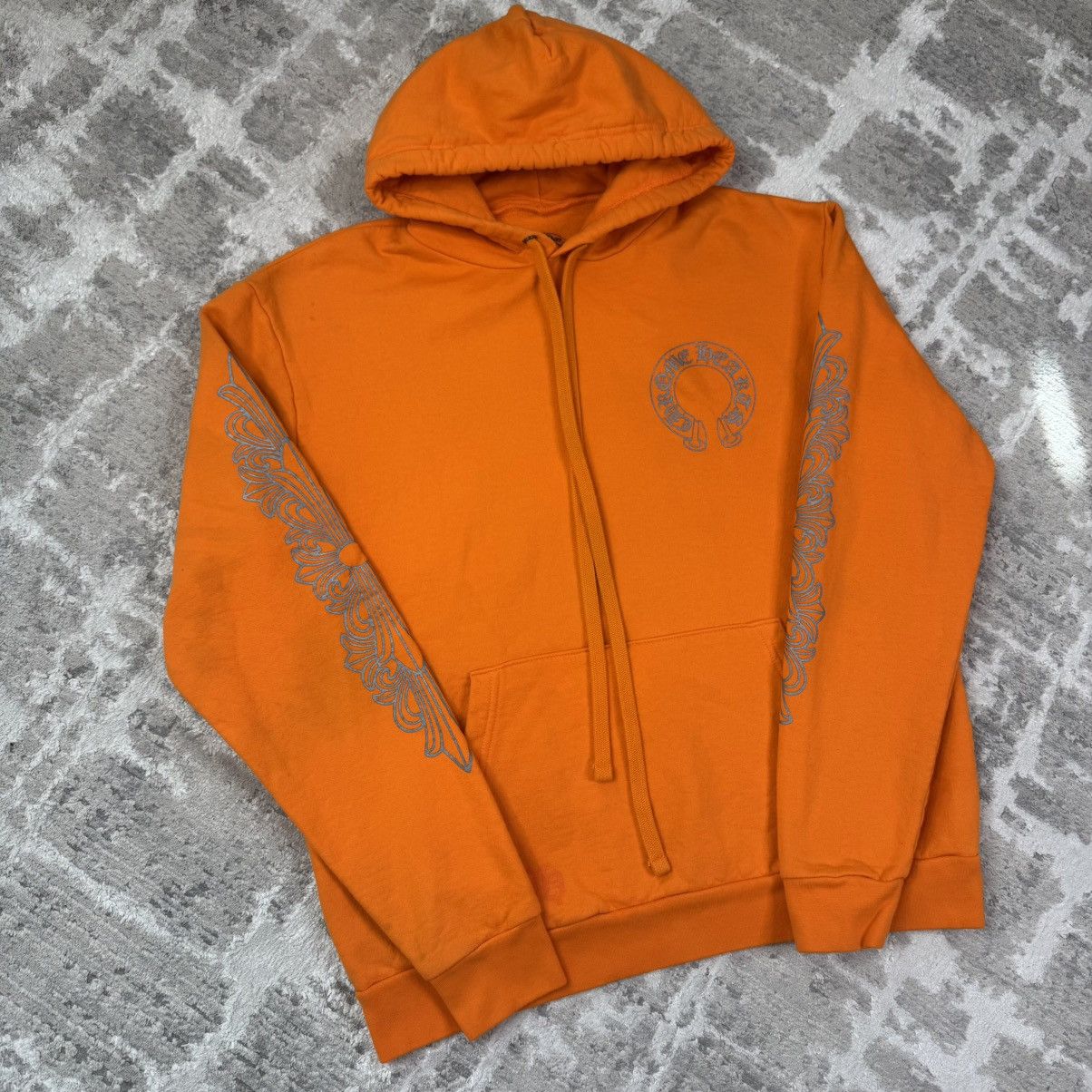 Chrome Hearts Miami Floral horseshoe pullover hoodie Size US M / EU 48-50 / 2 - 8 Thumbnail