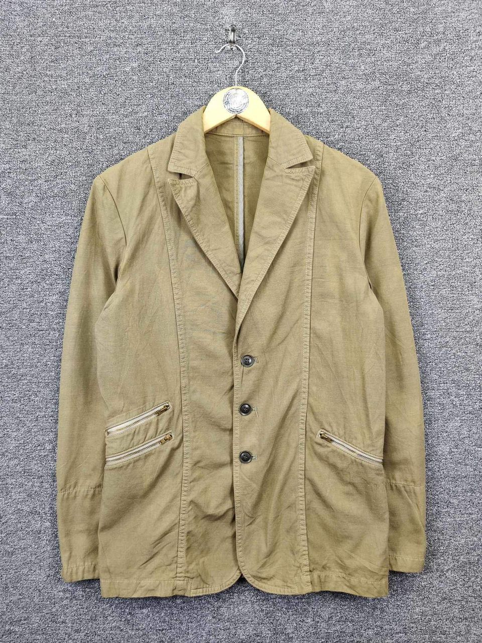 Morgan Homme Vintage Morgan Homme Single Button Coat Jacket Size US M / EU 48-50 / 2 - 1 Thumbnail