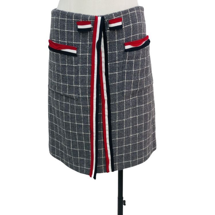 Thom Browne Thom Browne Check Print Mini Skirt Size 40 Size 27" / US 4 / IT 40 - 1 Thumbnail