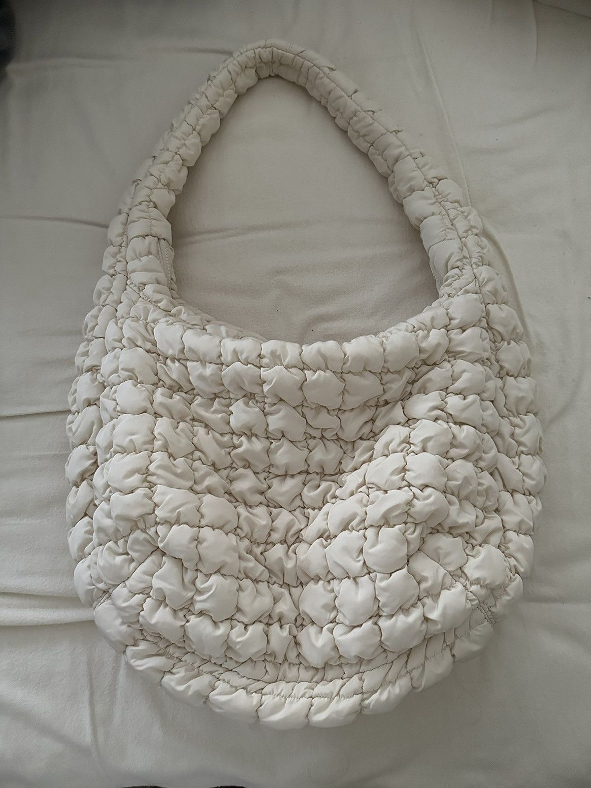 Cos COS high shine shoulder bag | Grailed