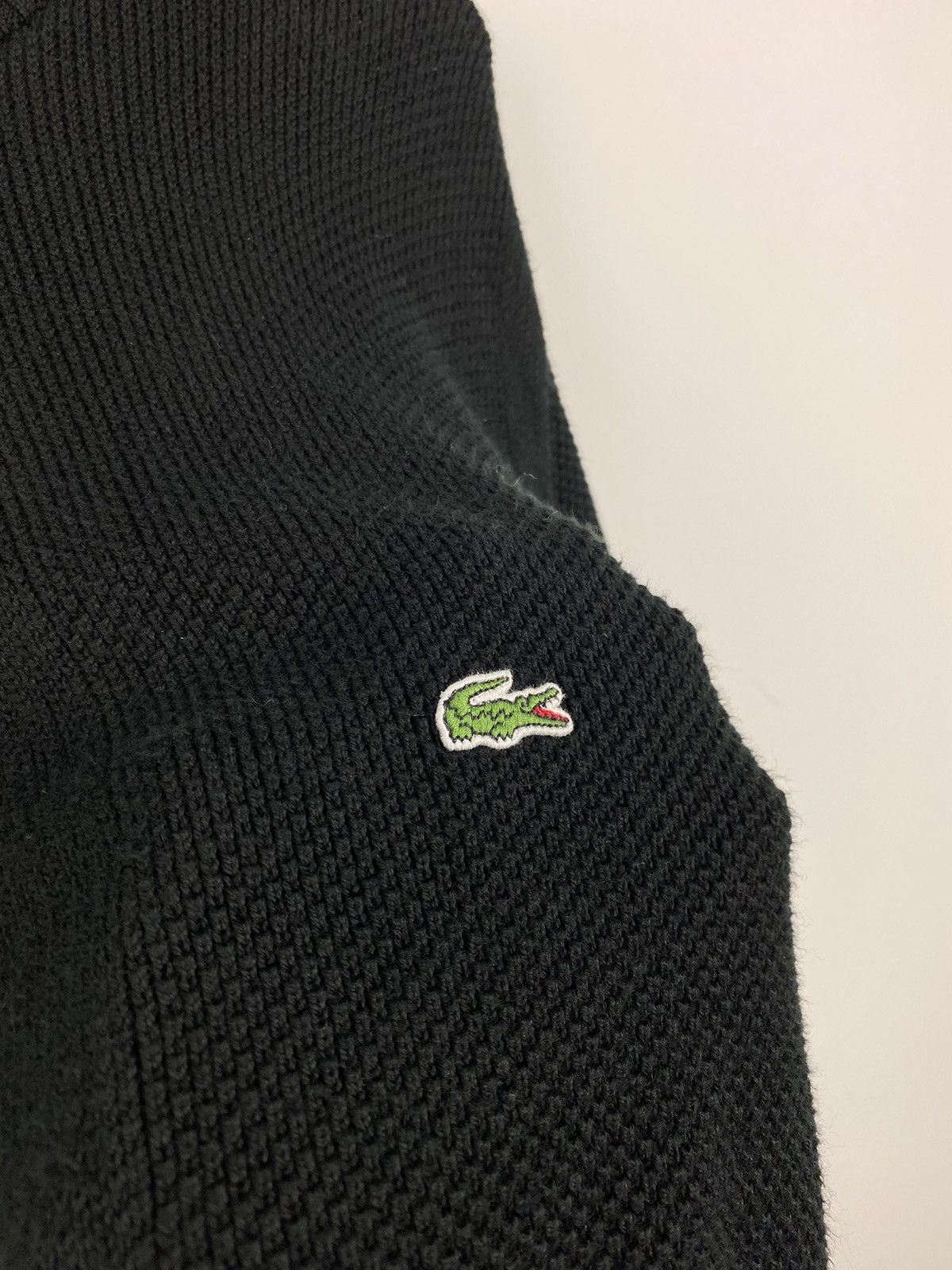 Lacoste Lacoste Cotton 1/4 Zip Sweater Burberry Ralph Lauren Size US L / EU 52-54 / 3 - 3 Thumbnail