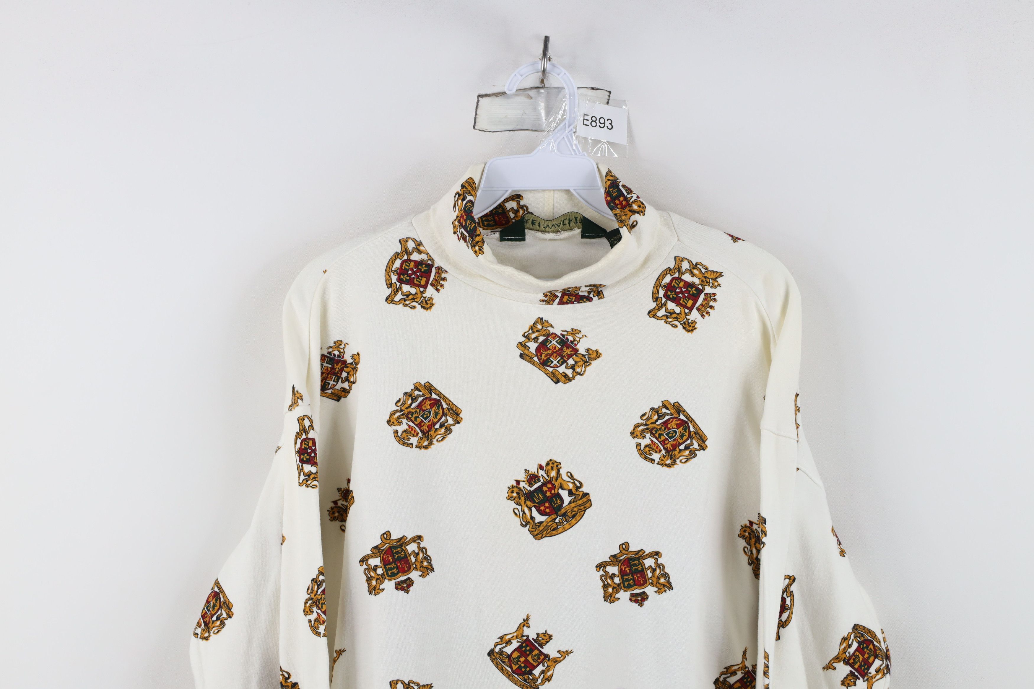 Vintage Vintage 90s Streetwear of Arms Turtleneck T-Shirt Cotton Size M / US 6-8 / IT 42-44 - 2 Thumbnail