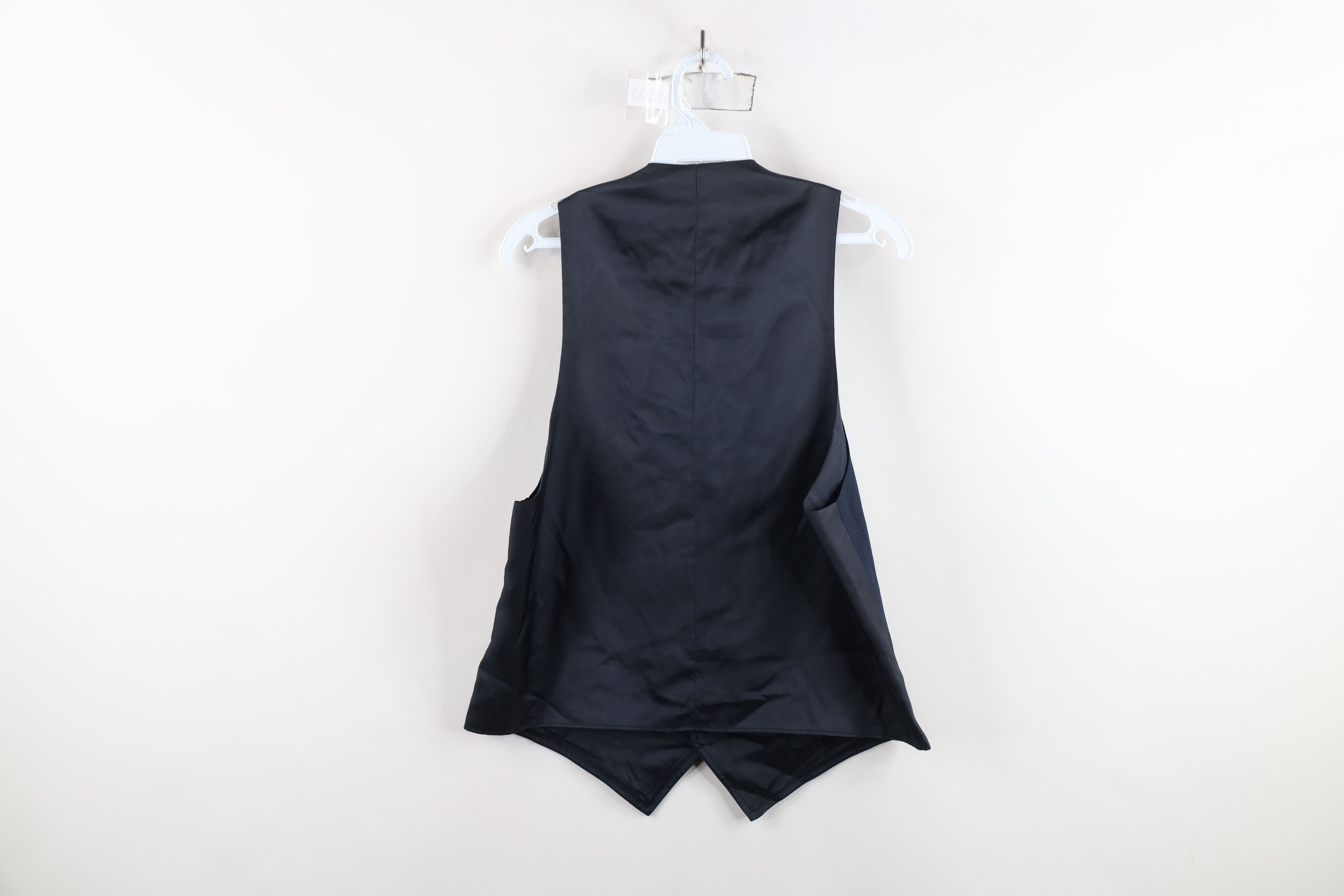 Vintage Vintage 70s Streetwear Button Suit Vest Jacket Navy Blue Size US L / EU 52-54 / 3 - 10 Thumbnail