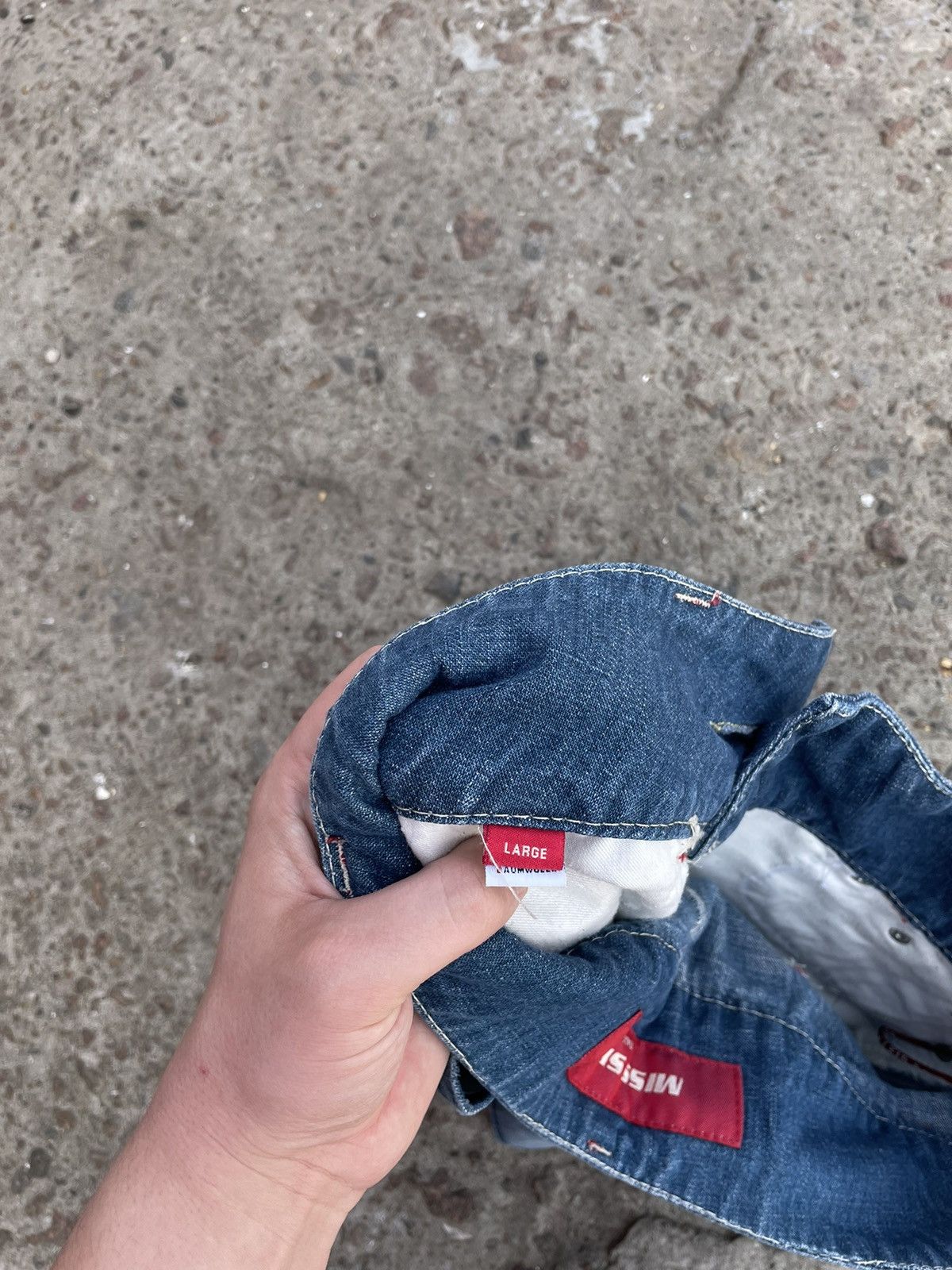 Miss Sixty × Vintage Vintage 00s Miss Sixty Denim Washed Y2K Jeans Mini Skirt Size 31" - 8 Thumbnail