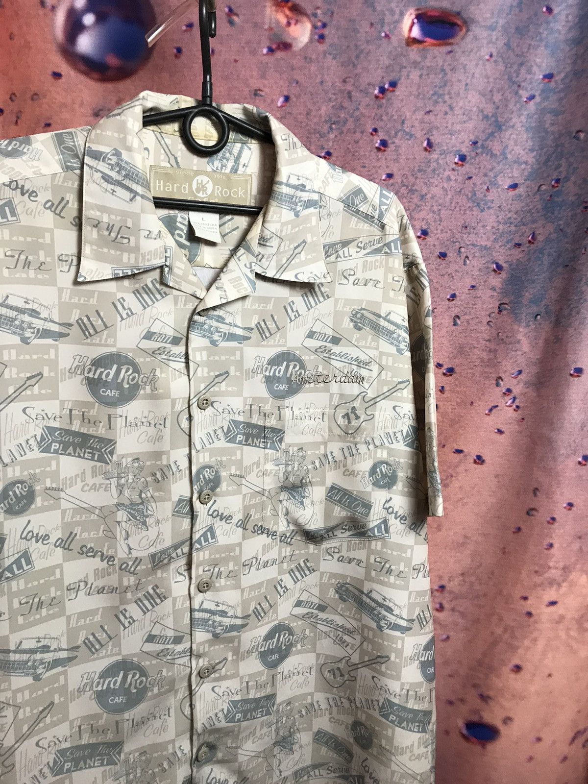 Band Tees × Hard Rock Cafe × Vintage Vintage Hard Rock Cafe Amsterdam shirt Size US L / EU 52-54 / 3 - 1 Thumbnail