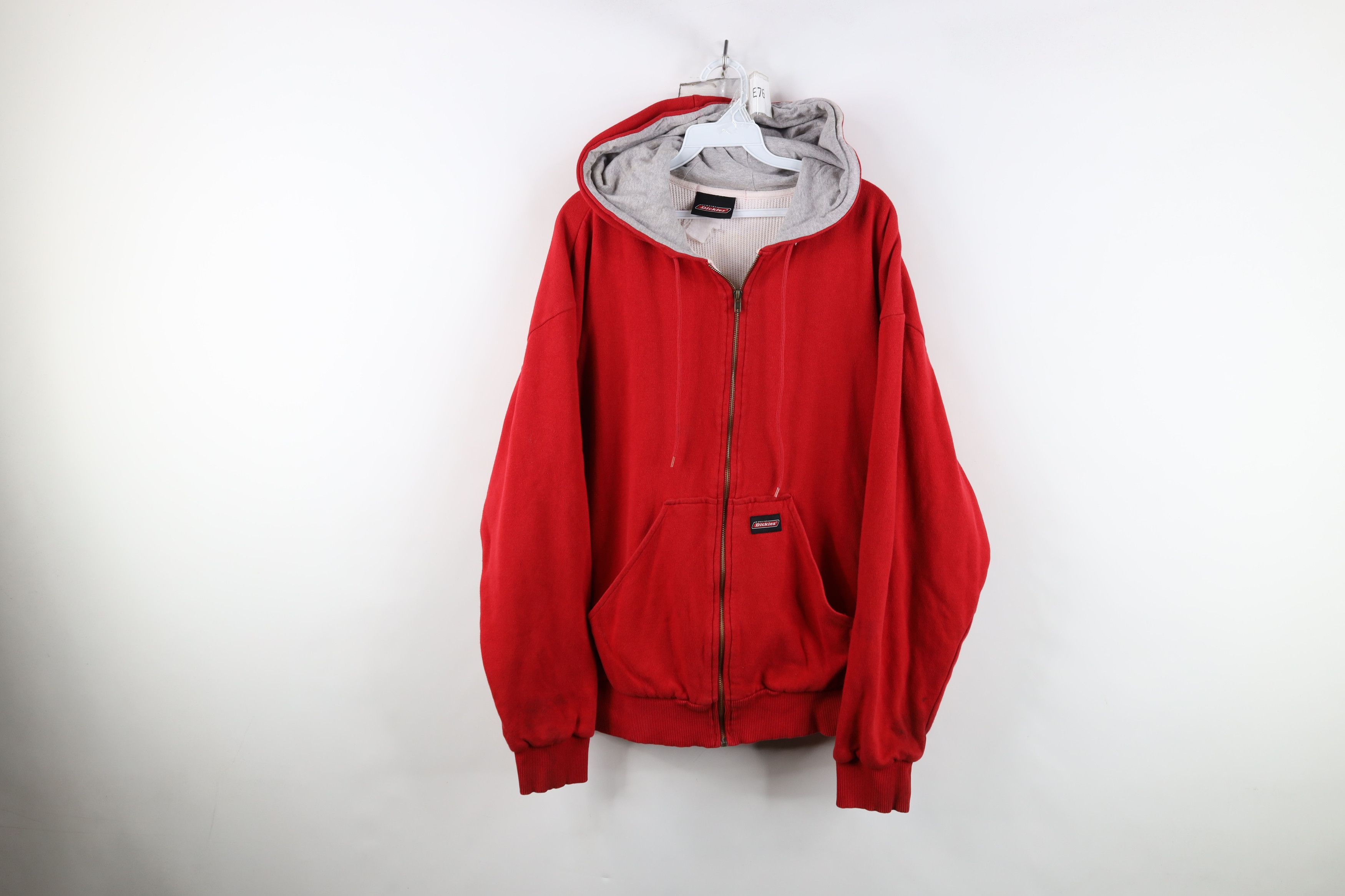 Dickies Vintage Dickies Thermal Waffle Knit Lined Hoodie Sweatshirt Size US XL / EU 56 / 4 - 1 Thumbnail