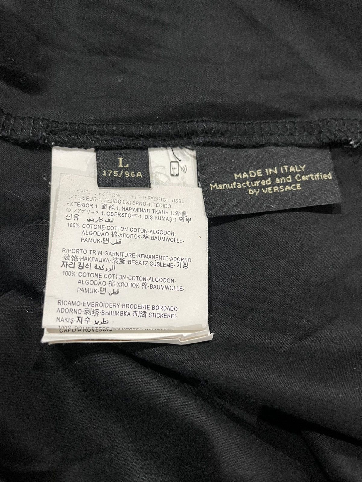 Versace VERSACE Signage Patches Tee Size US M / EU 48-50 / 2 - 10 Thumbnail