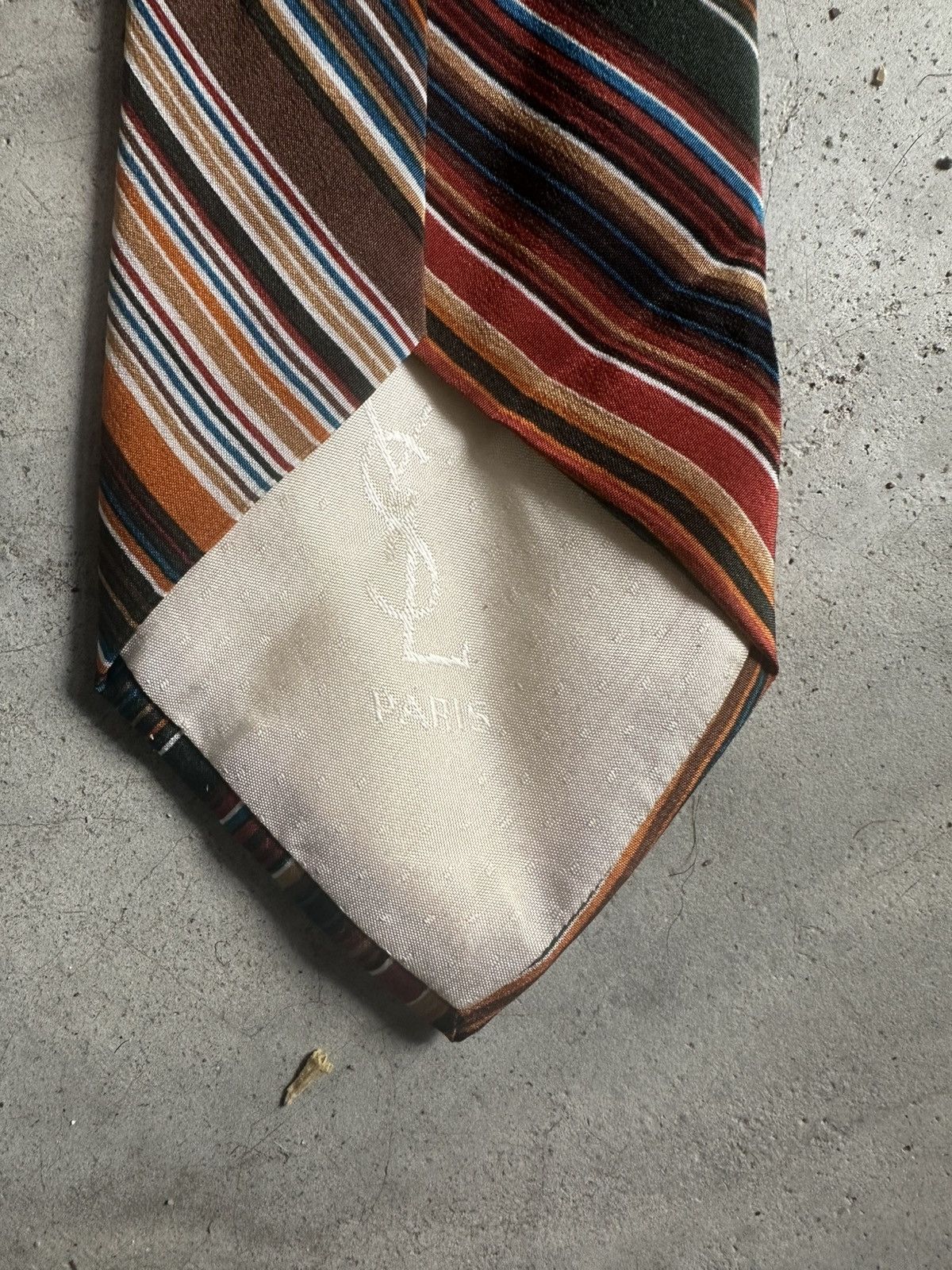 Yves Saint Laurent Yves Saint Laurent Tie Size ONE SIZE - 3 Thumbnail