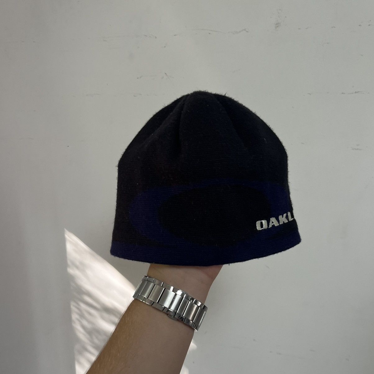 Oakley Vintage Oakley Beanie Big Logo Gorpcore Size ONE SIZE - 2 Thumbnail