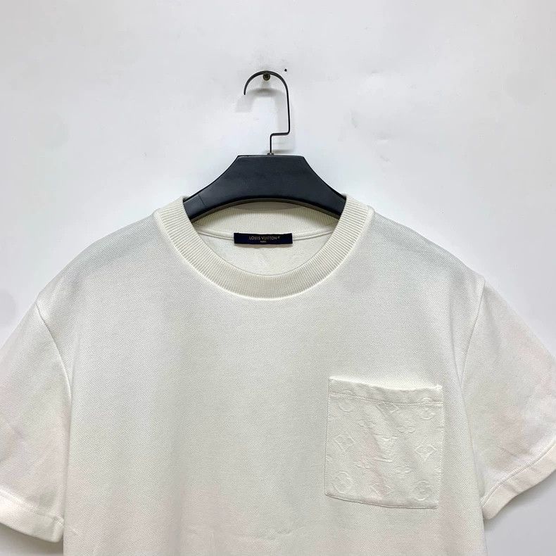 Louis Vuitton Louis Vuitton 24 New White Short Sleeve Size US L / EU 52-54 / 3 - 3 Thumbnail