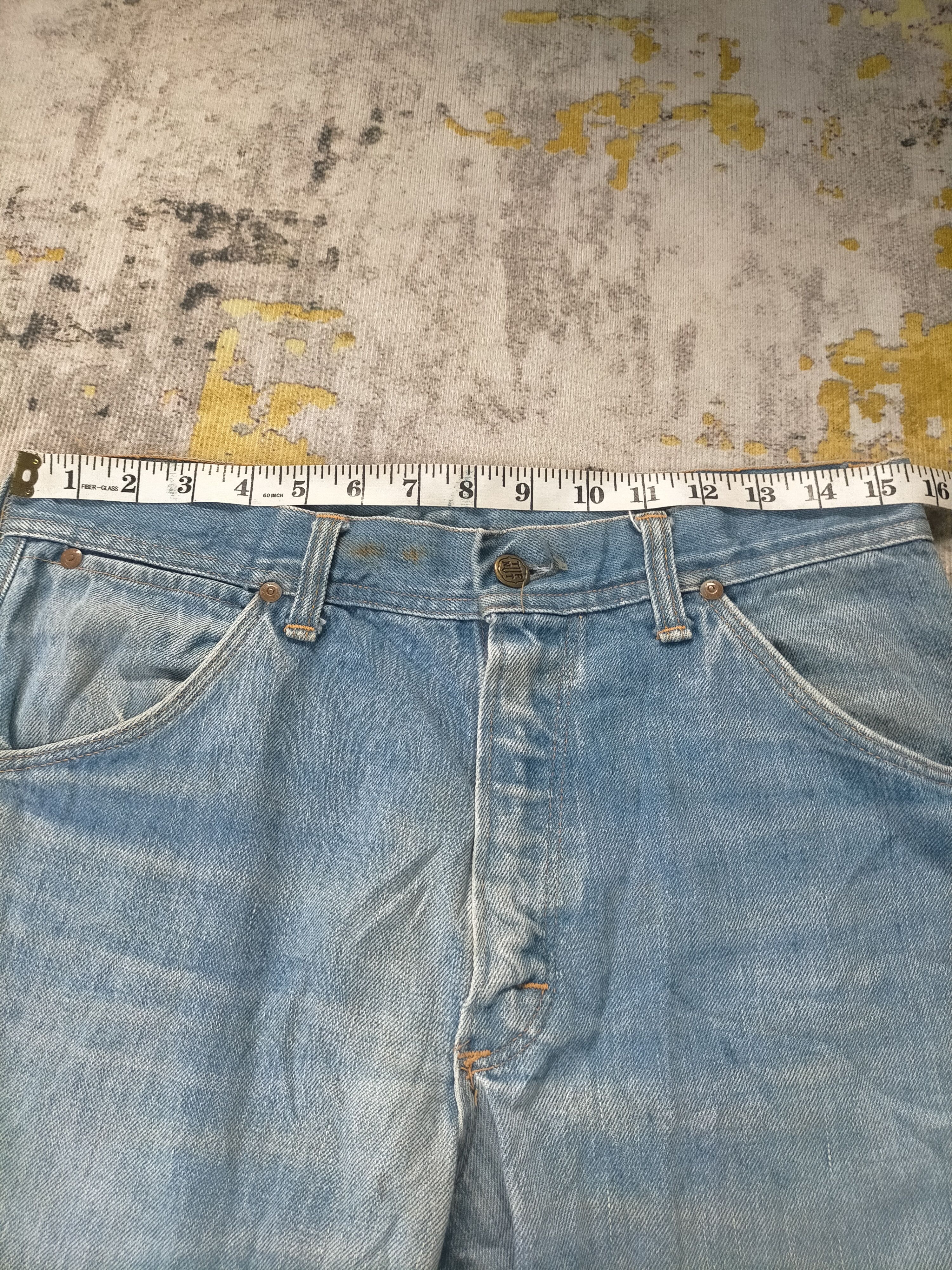 Levi's Rare Vintage 1960s Tuf Nut Flared Wash Jeans Size US 31 - 9 Thumbnail