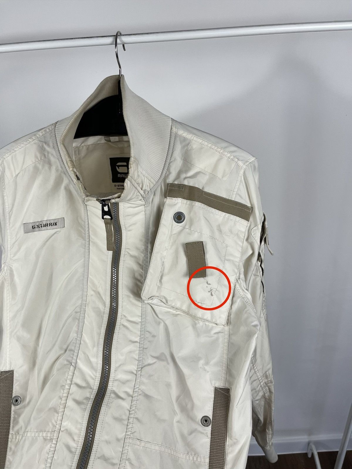 G-Star G Star RAW Lockhart Bomber Jacket Cargo Military Style M Size US M / EU 48-50 / 2 - 6 Thumbnail