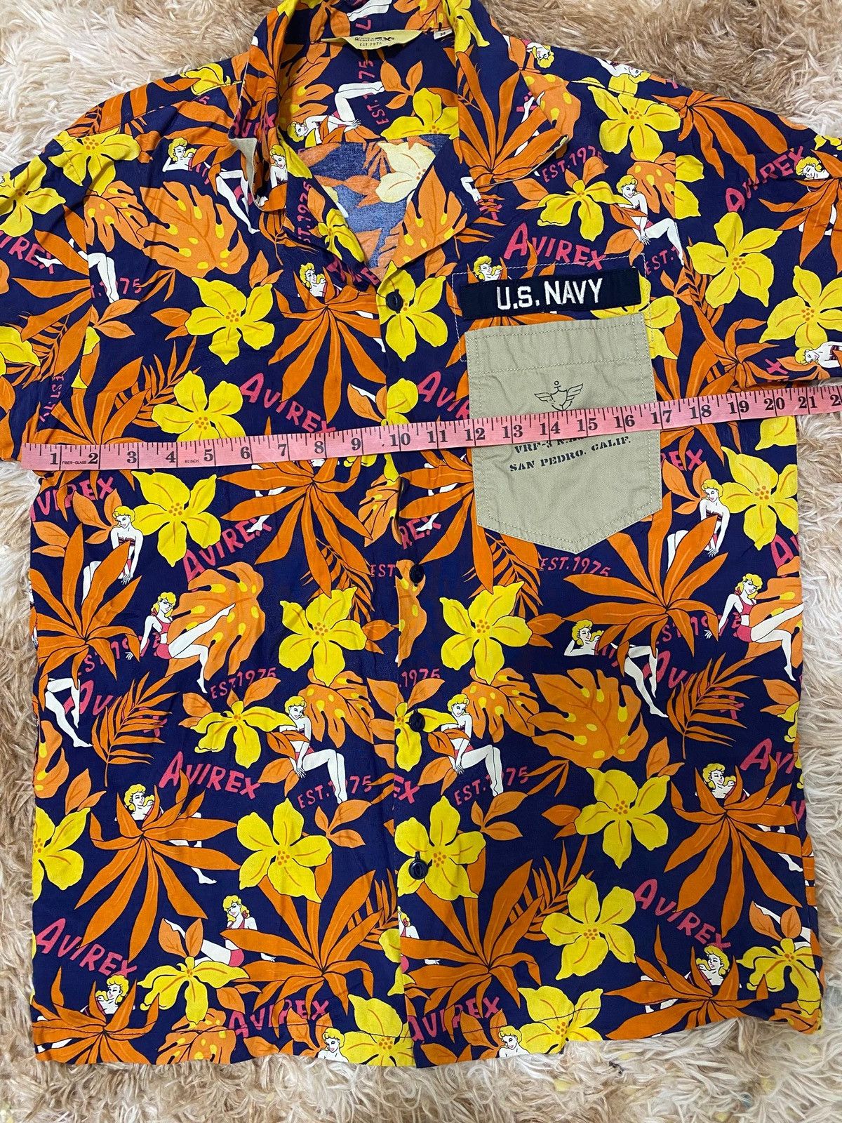 Avirex AVirex japan(ueno shokai)rayon hawaian shirt Size US M / EU 48-50 / 2 - 5 Thumbnail