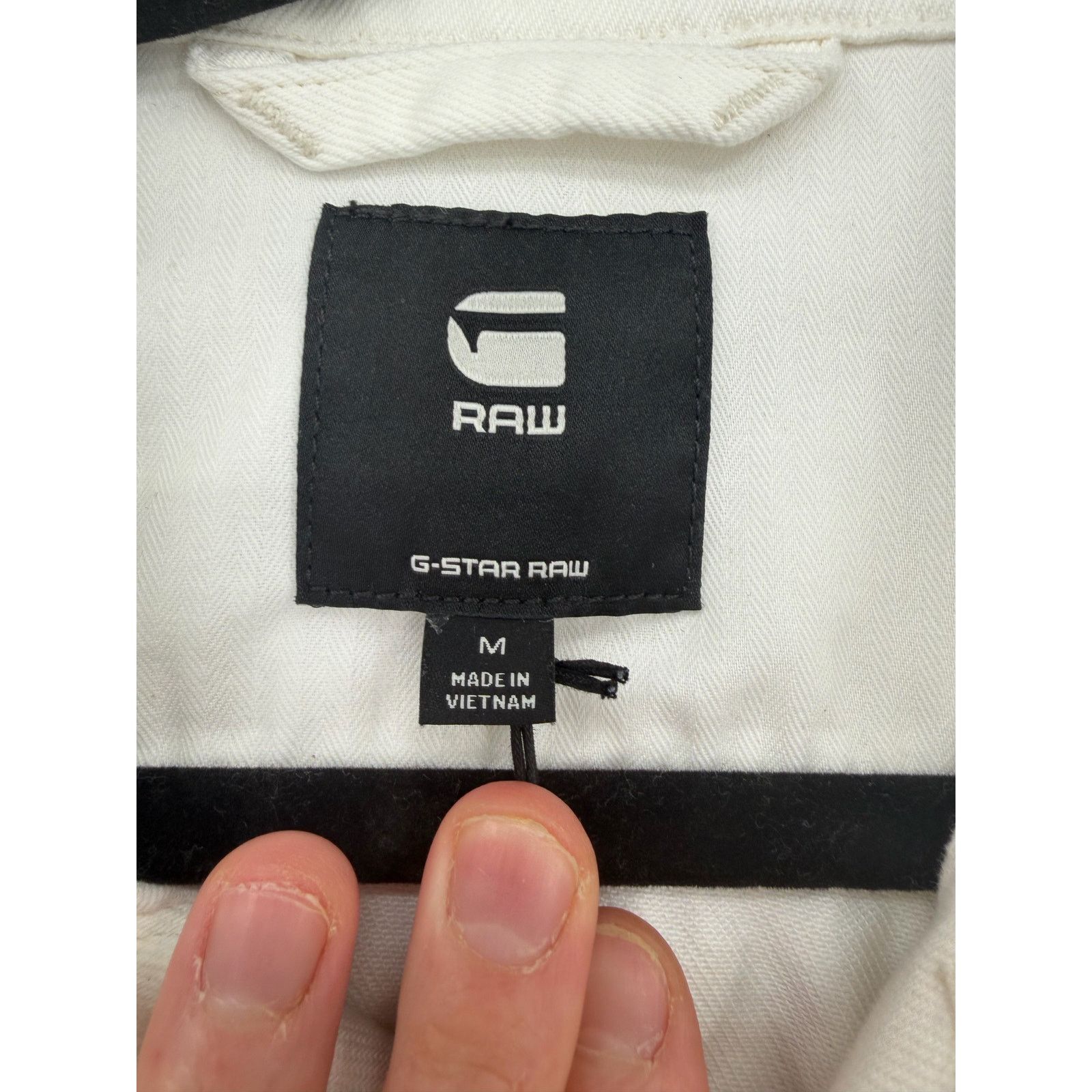 G-Star NWT G-Star RAW Cropped Wander White GD Destroyed Jacket Size M / US 6-8 / IT 42-44 - 4 Thumbnail