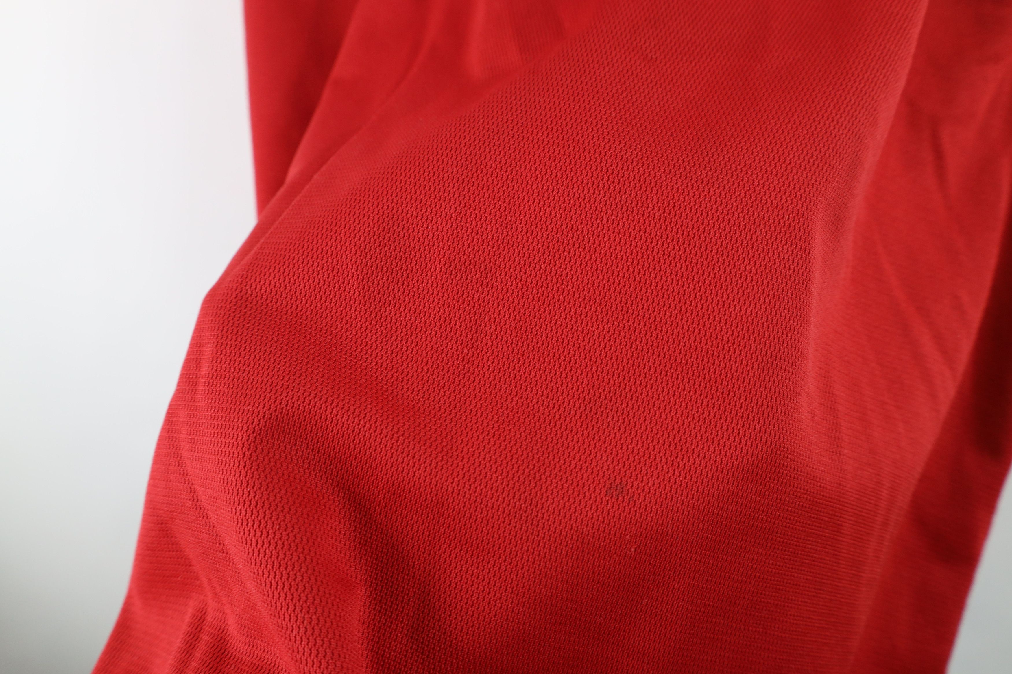 Nike Vintage Y2K Nike Scott Mini Swoosh Thermal Knit T-Shirt Red Size US XL / EU 56 / 4 - 6 Thumbnail
