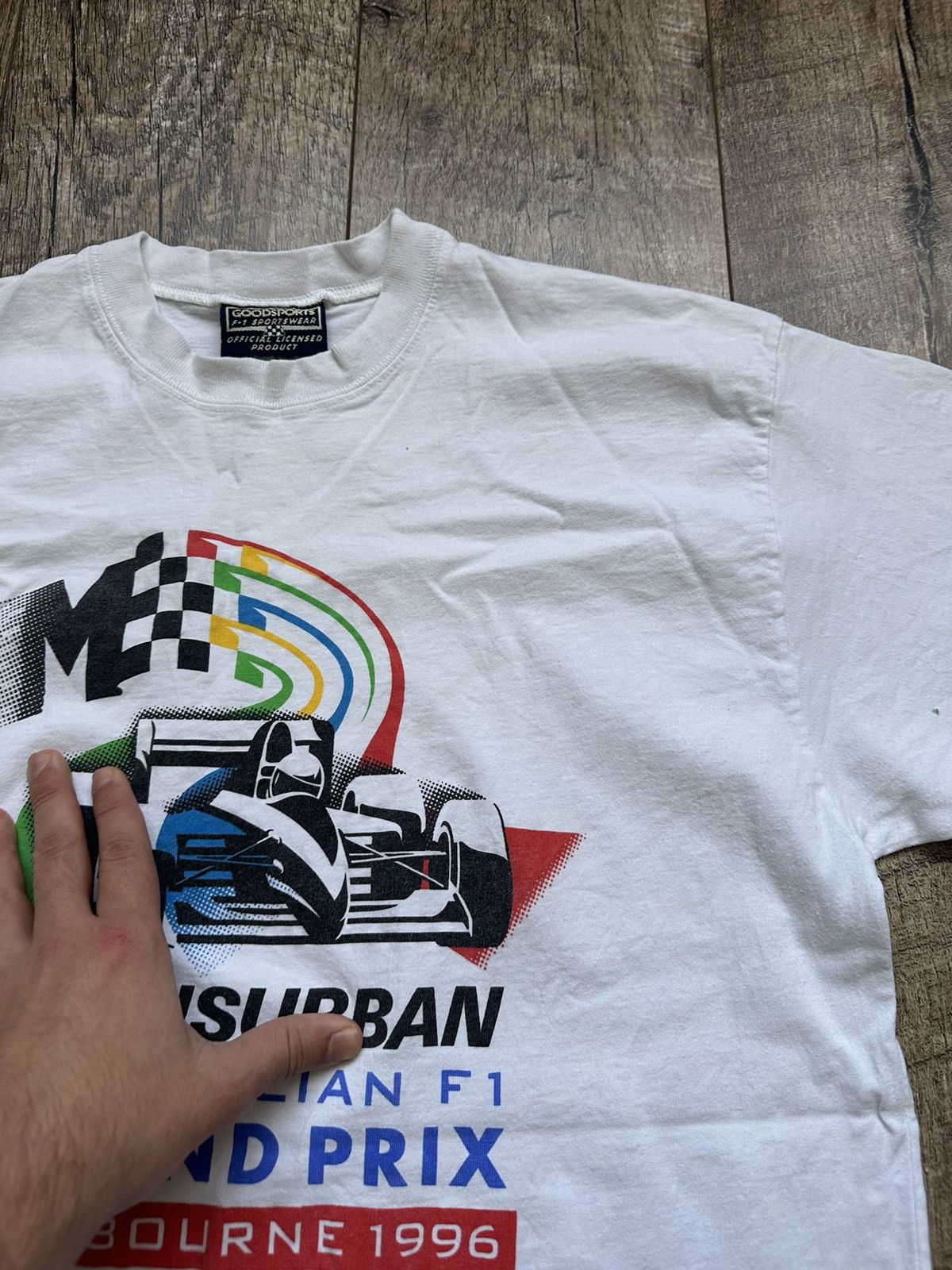 Formula 1 1996 Goodsports Australian Grand Prix F1 T Shirt Size US XL / EU 56 / 4 - 5 Thumbnail