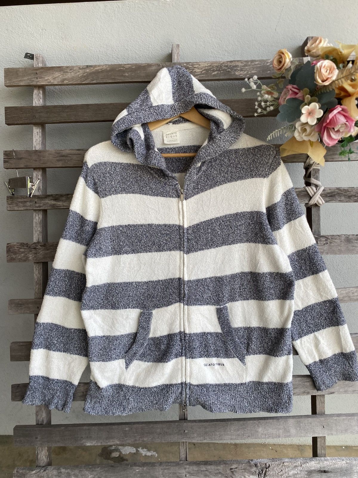 Japanese Brand Gelato Pique Knitwear Hoodie Size US XL / EU 56 / 4 - 3 Thumbnail