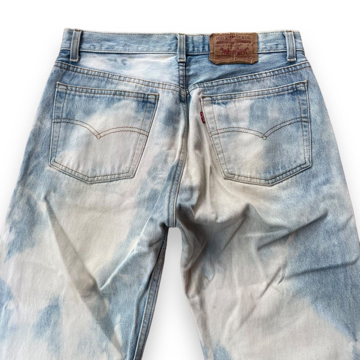 Levi's Vintage Clothing VINTAGE LEVIS 501 FLY BUTTON CUSTOM HANDMADE DENIM PANTS Size US 30 / EU 46 - 5 Thumbnail