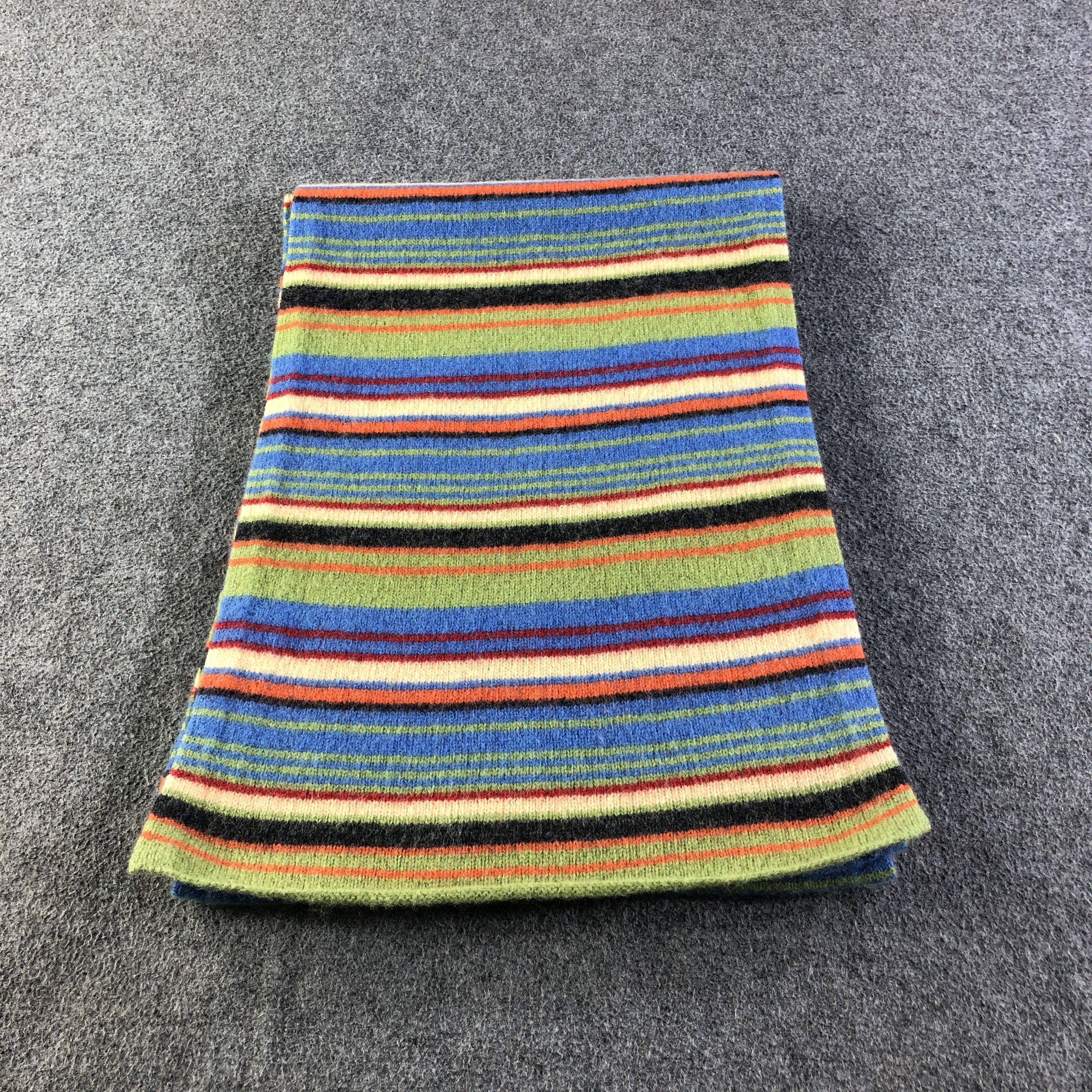 Gap GAP Striped Wool Scarf Muffler Neckwear V2798 Size ONE SIZE - 3 Thumbnail
